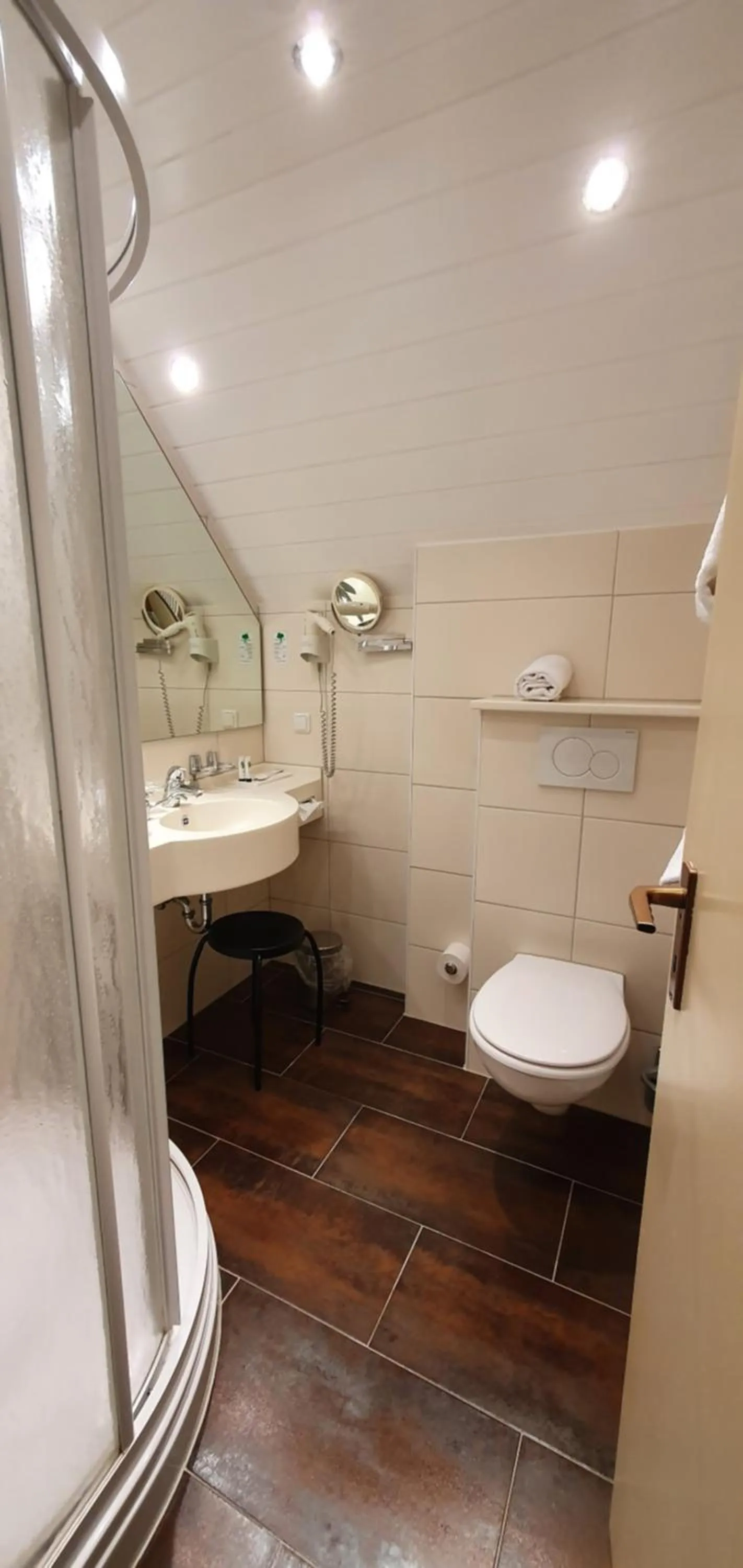 Bathroom in Hotel Kainsbacher Mühle