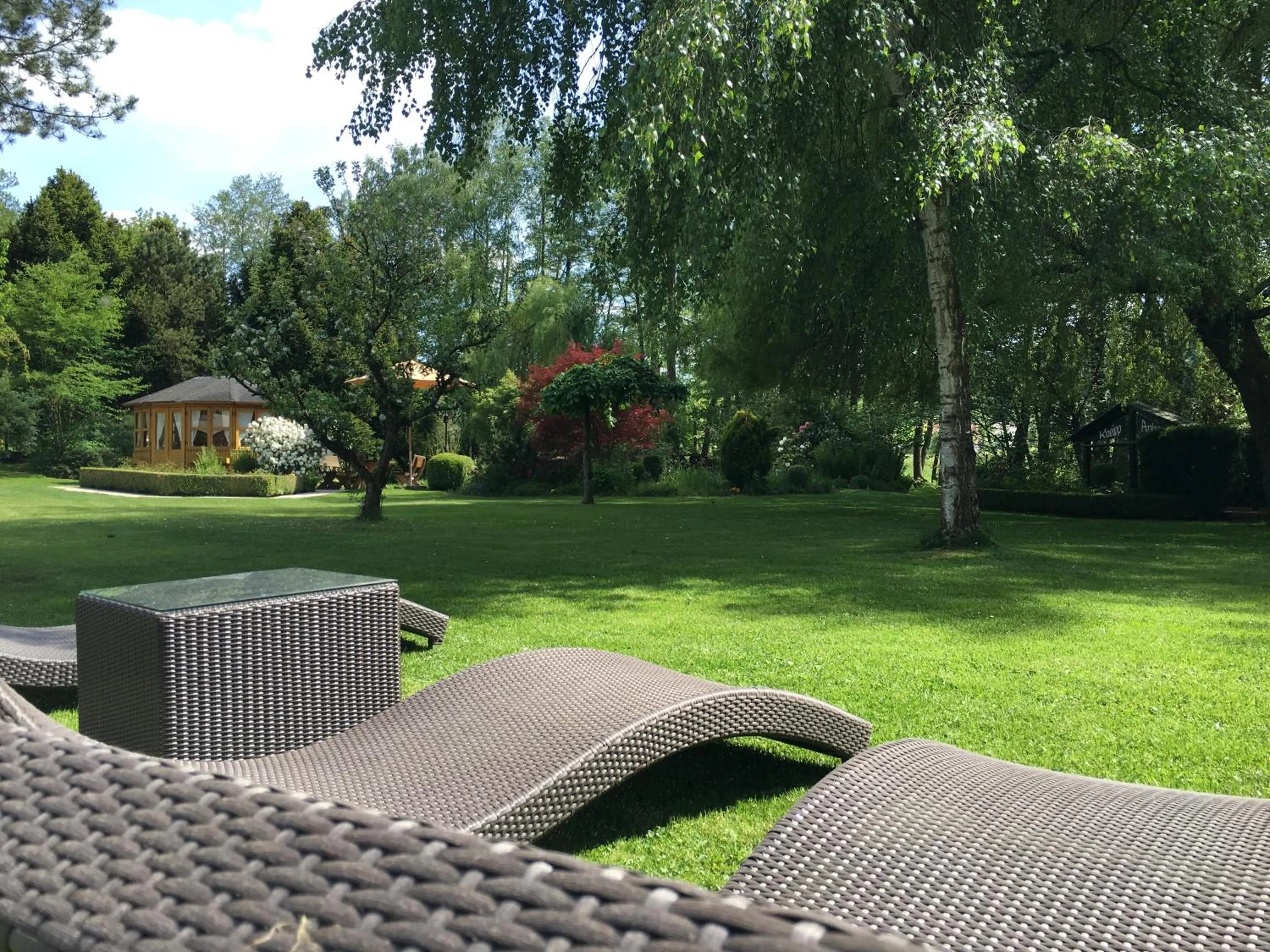 Garden in Hotel Kainsbacher Mühle