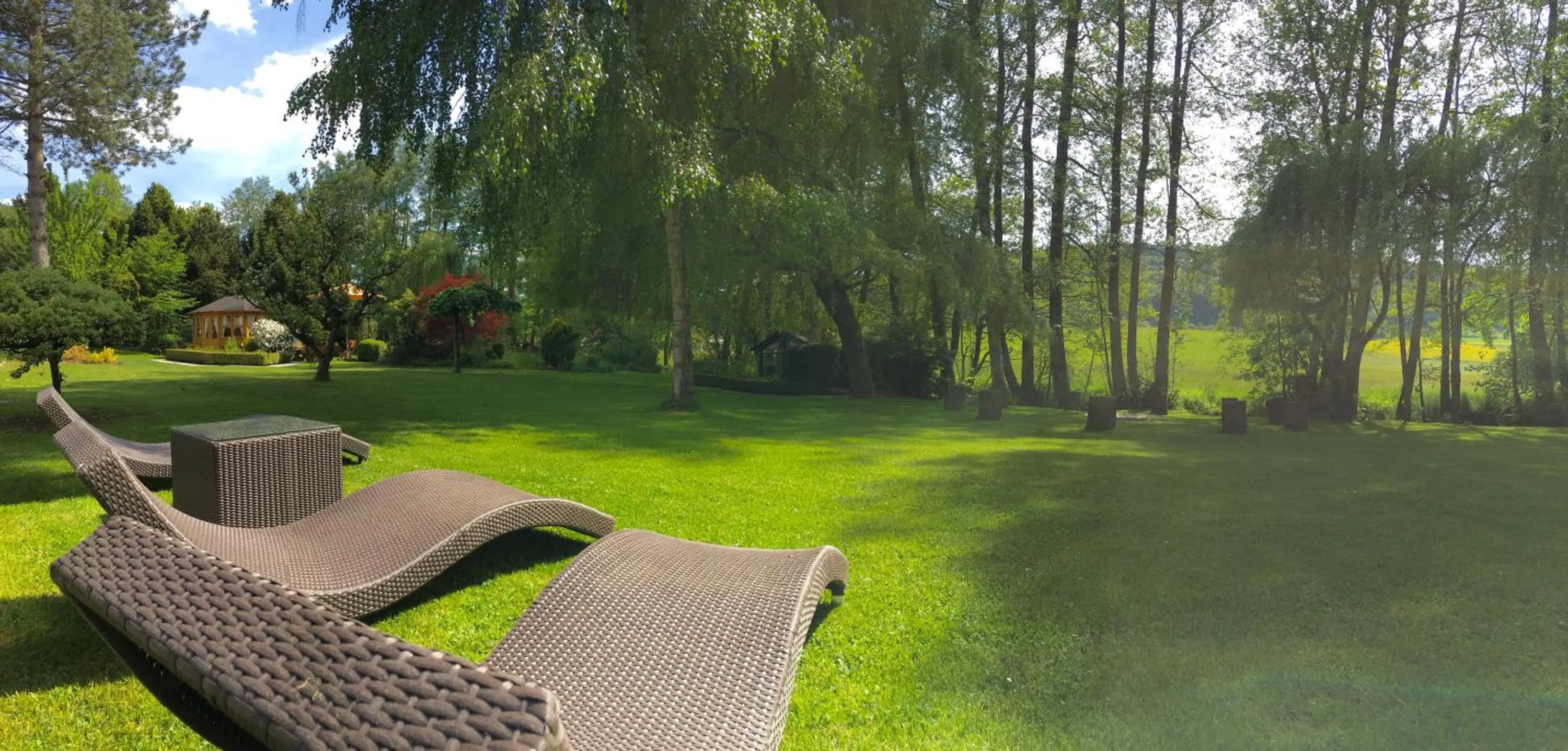 Garden in Hotel Kainsbacher Mühle