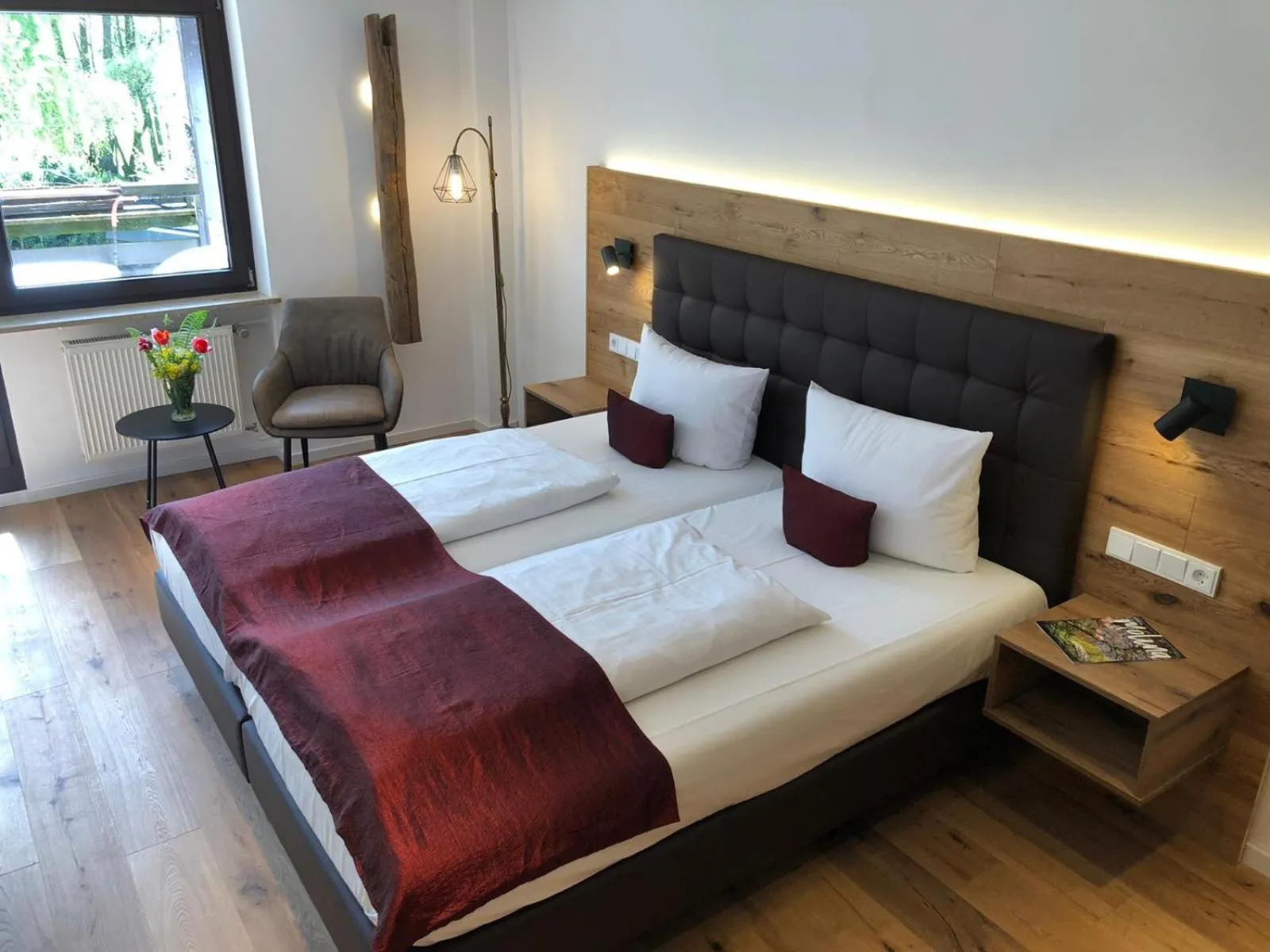 Bed in Hotel Kainsbacher Mühle