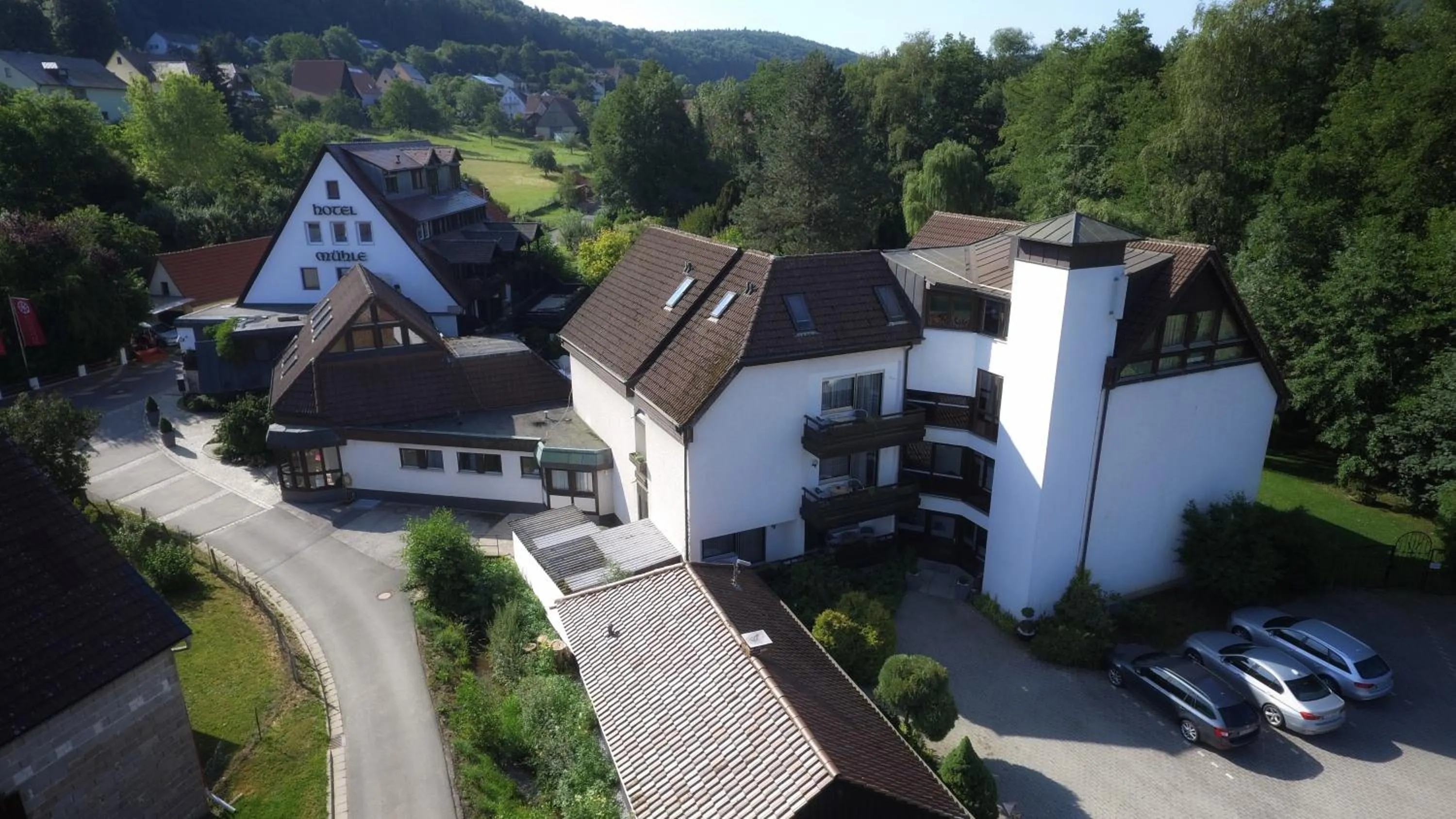 Bird's eye view in Hotel Kainsbacher Mühle