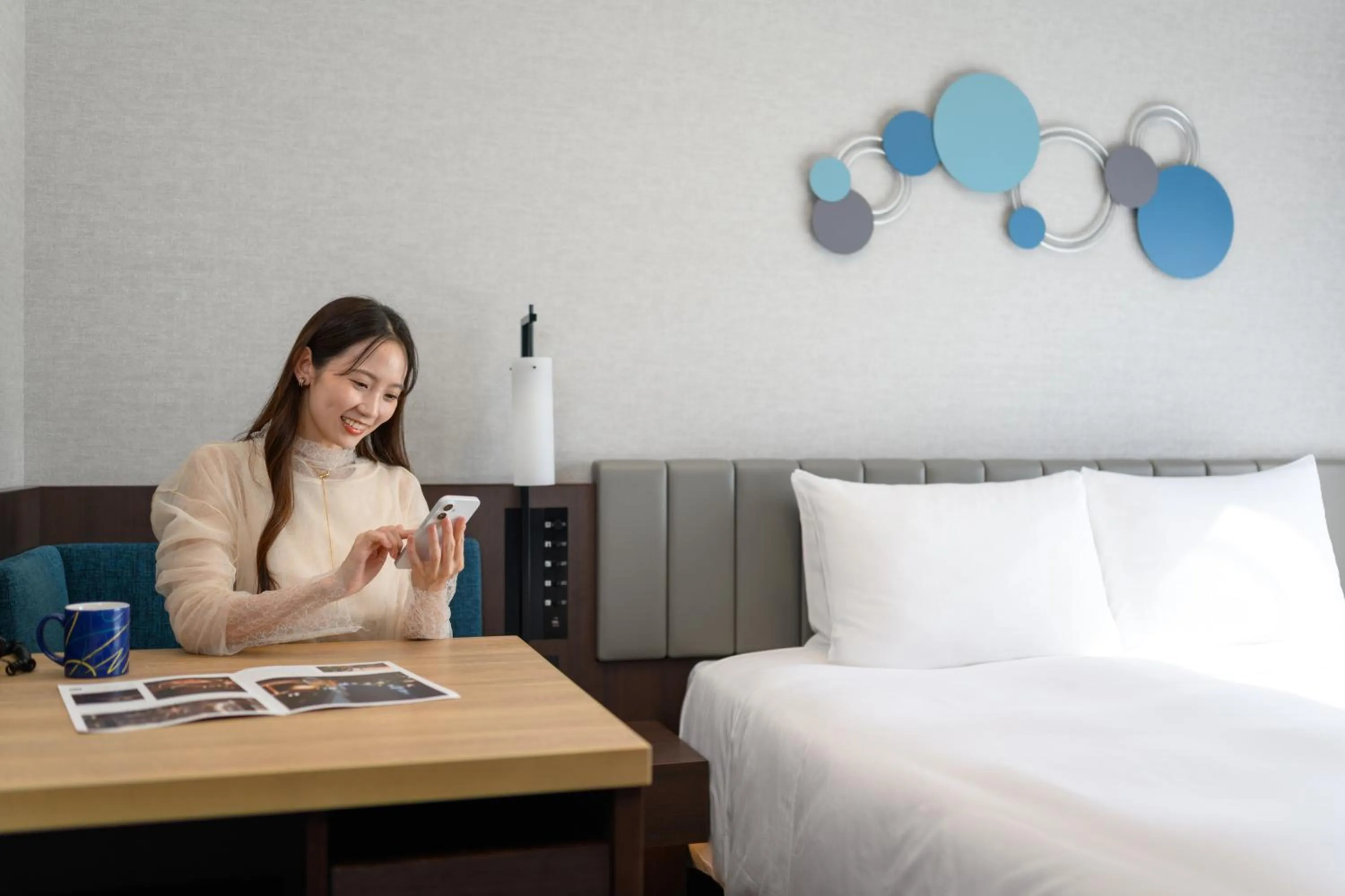 Photo of the whole room, Bed in The Royal Park Canvas - Kobe Sannomiya