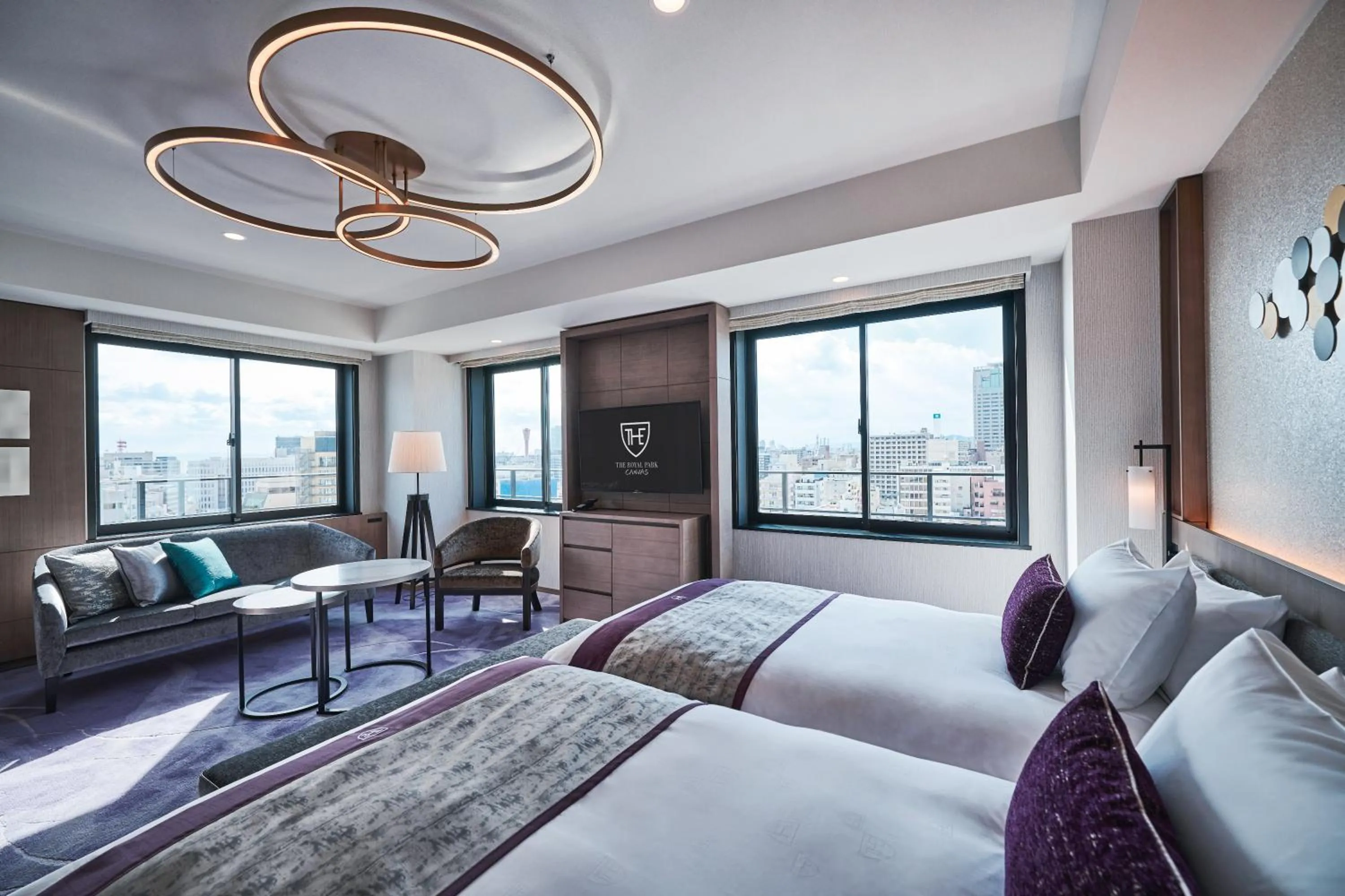 Photo of the whole room, Bed in The Royal Park Canvas - Kobe Sannomiya