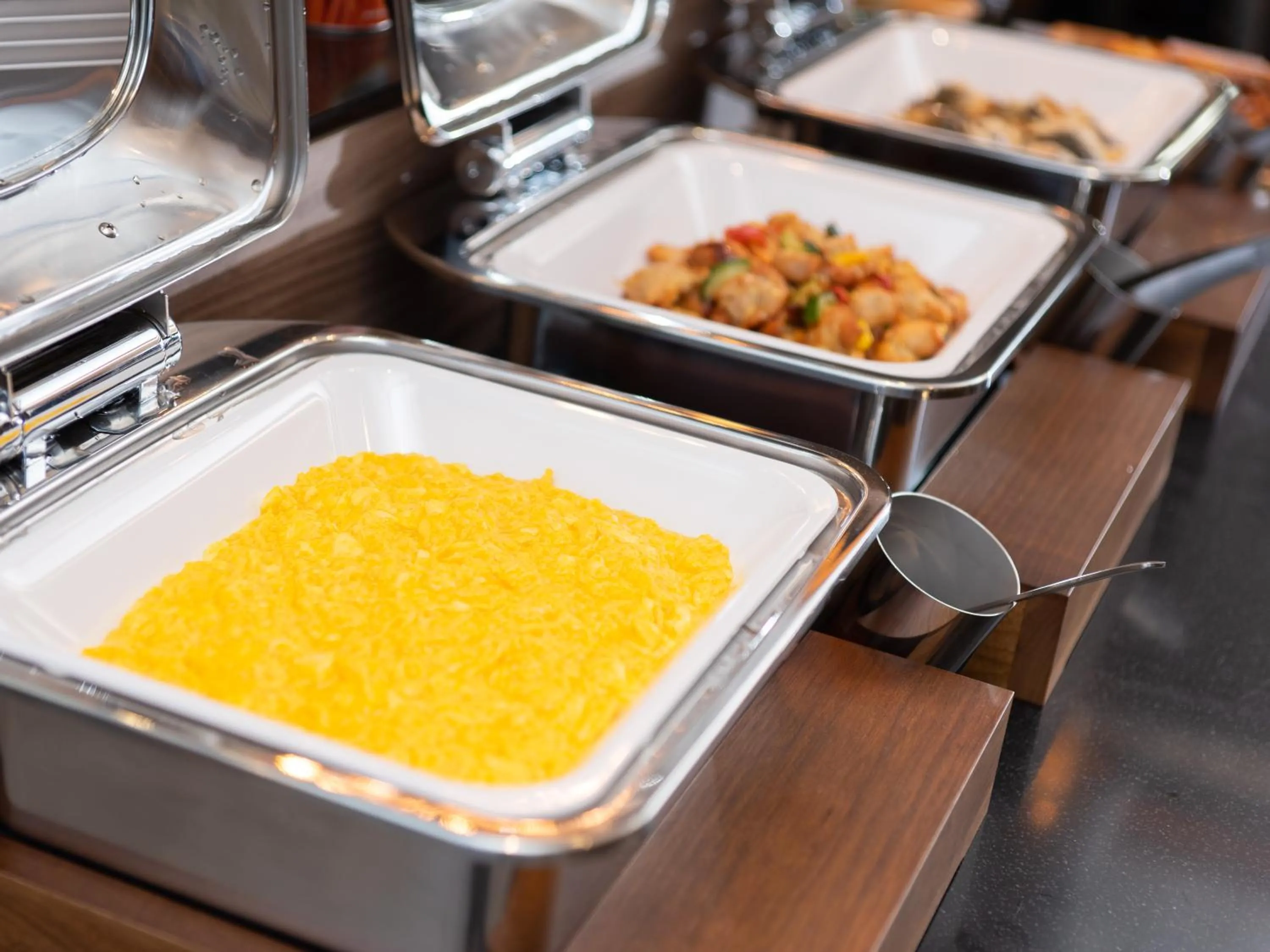 Buffet breakfast in Super Hotel Sendai Airport Inter