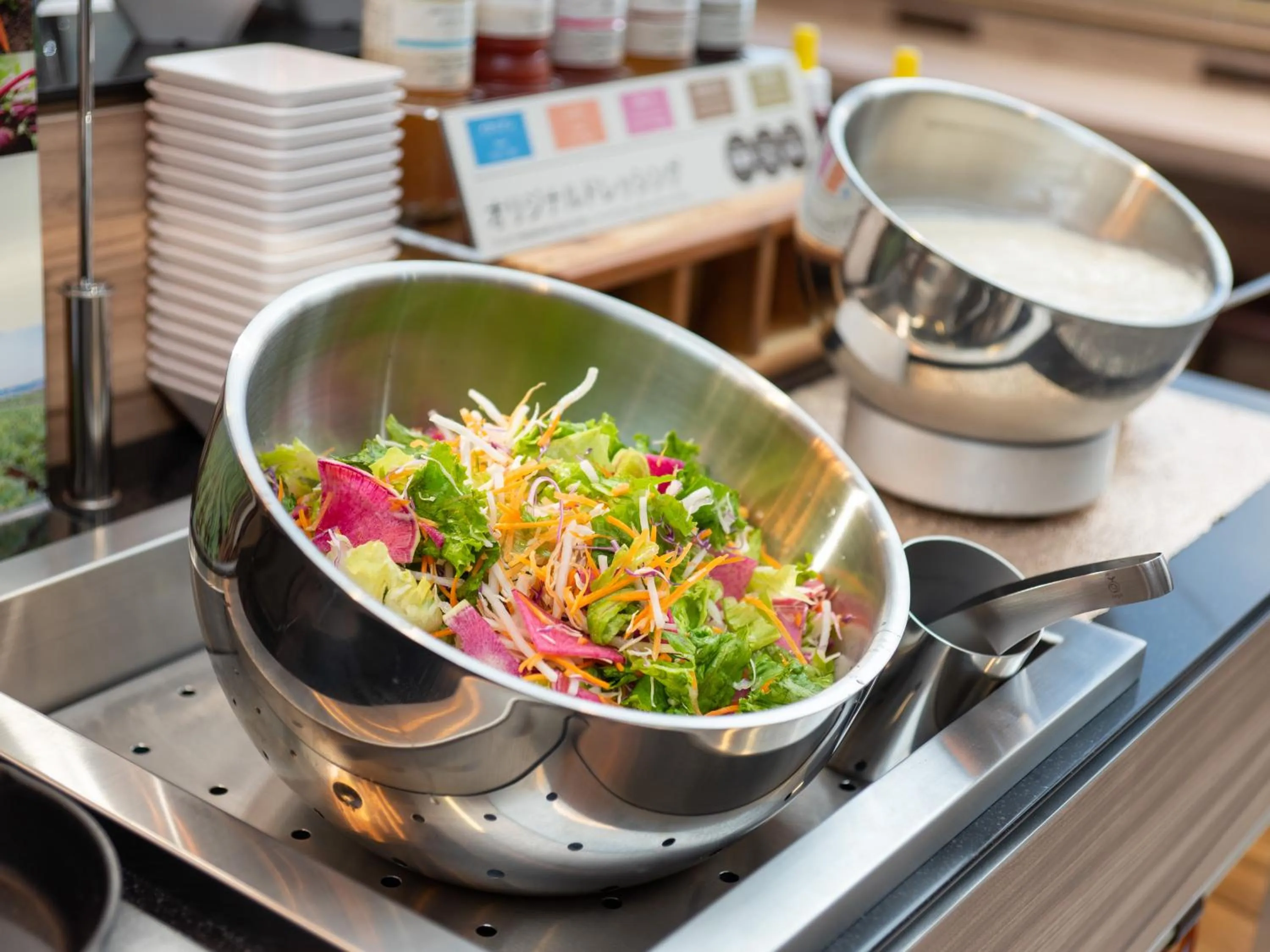 Buffet breakfast in Super Hotel Sendai Airport Inter