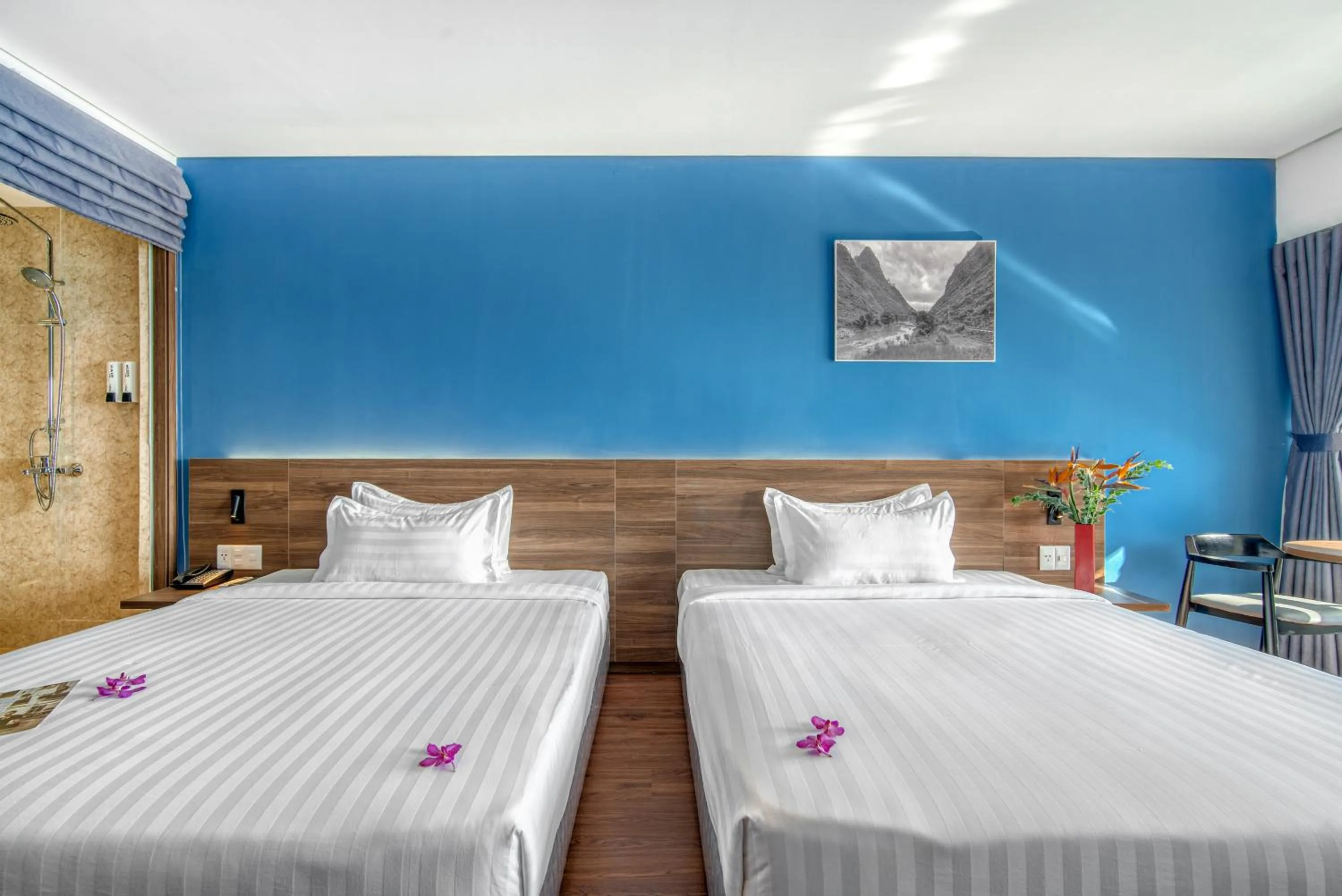Bed in TK Nha Trang Hotel