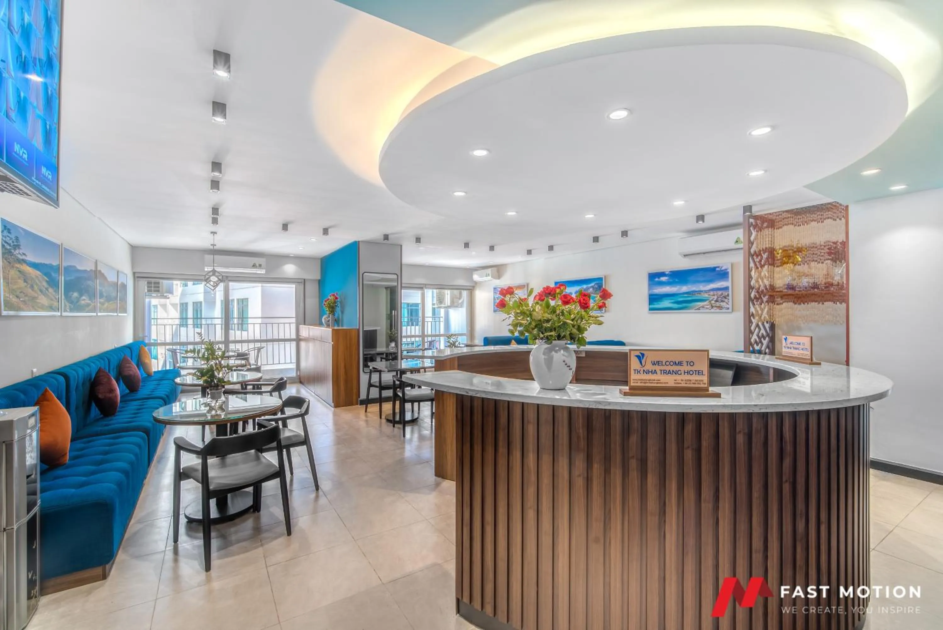 Seating area in TK Nha Trang Hotel