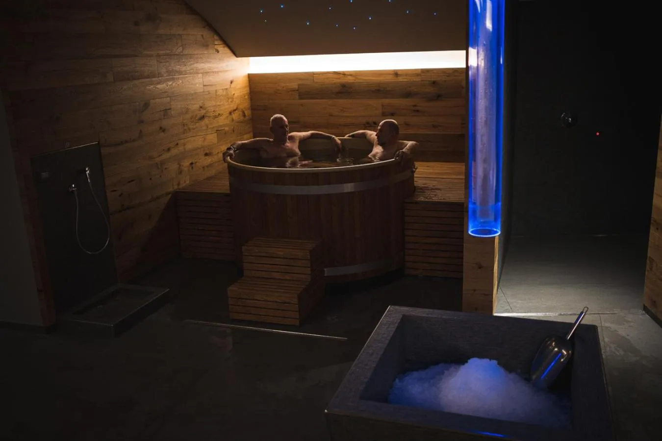 Sauna in Lake Hotel La Pieve