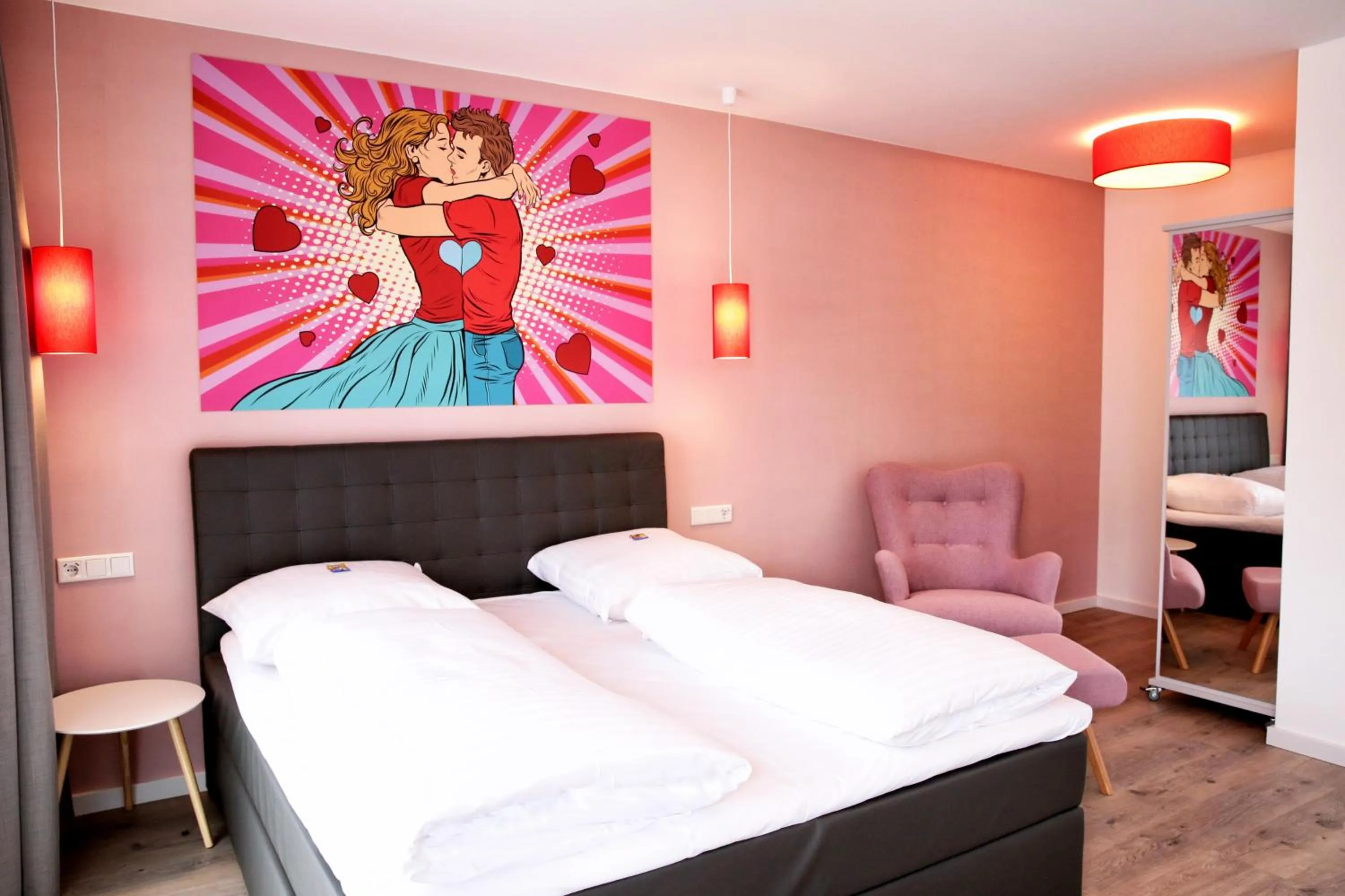 Bed in Hotel Apart GO25