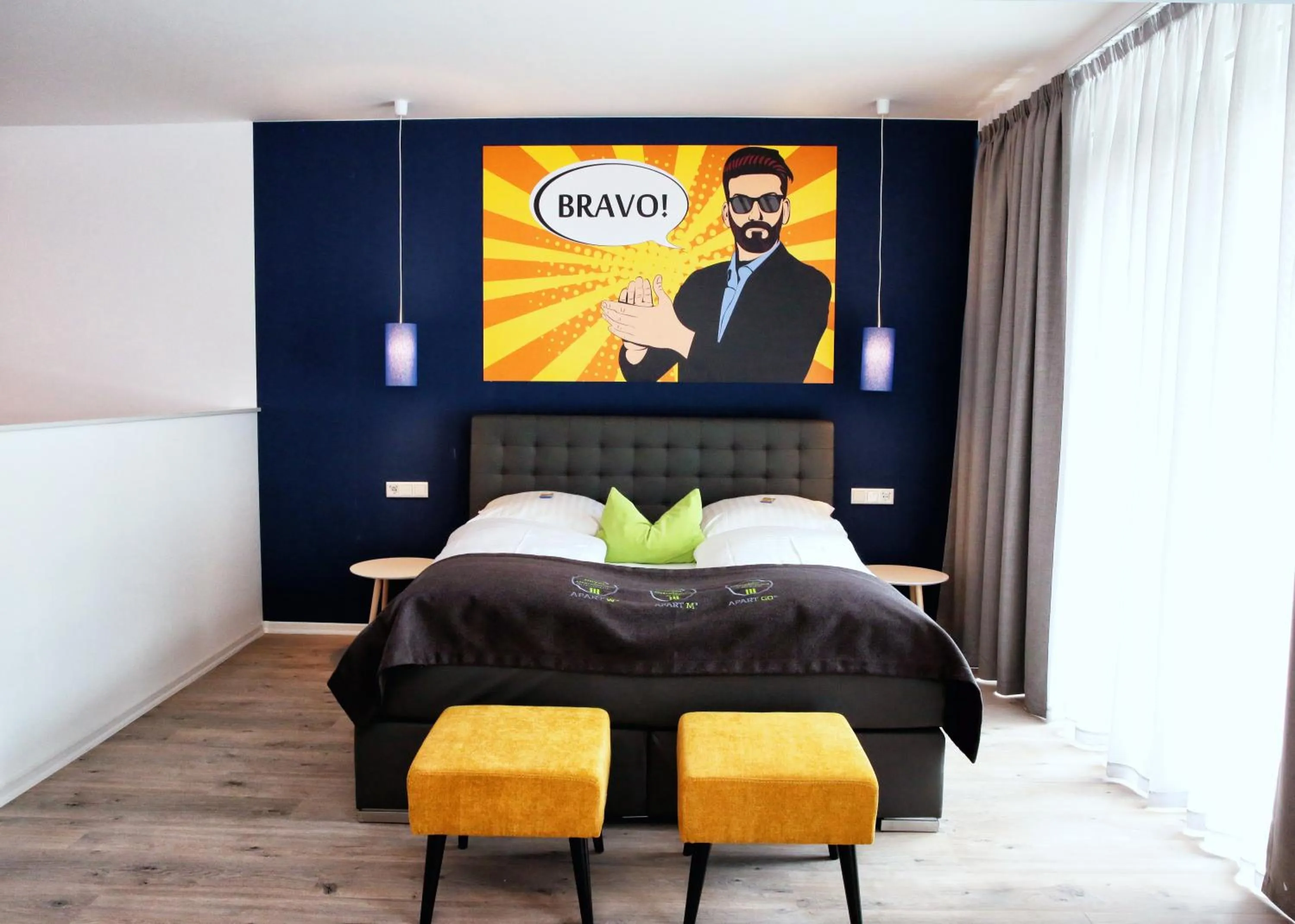 Bed in Hotel Apart GO25