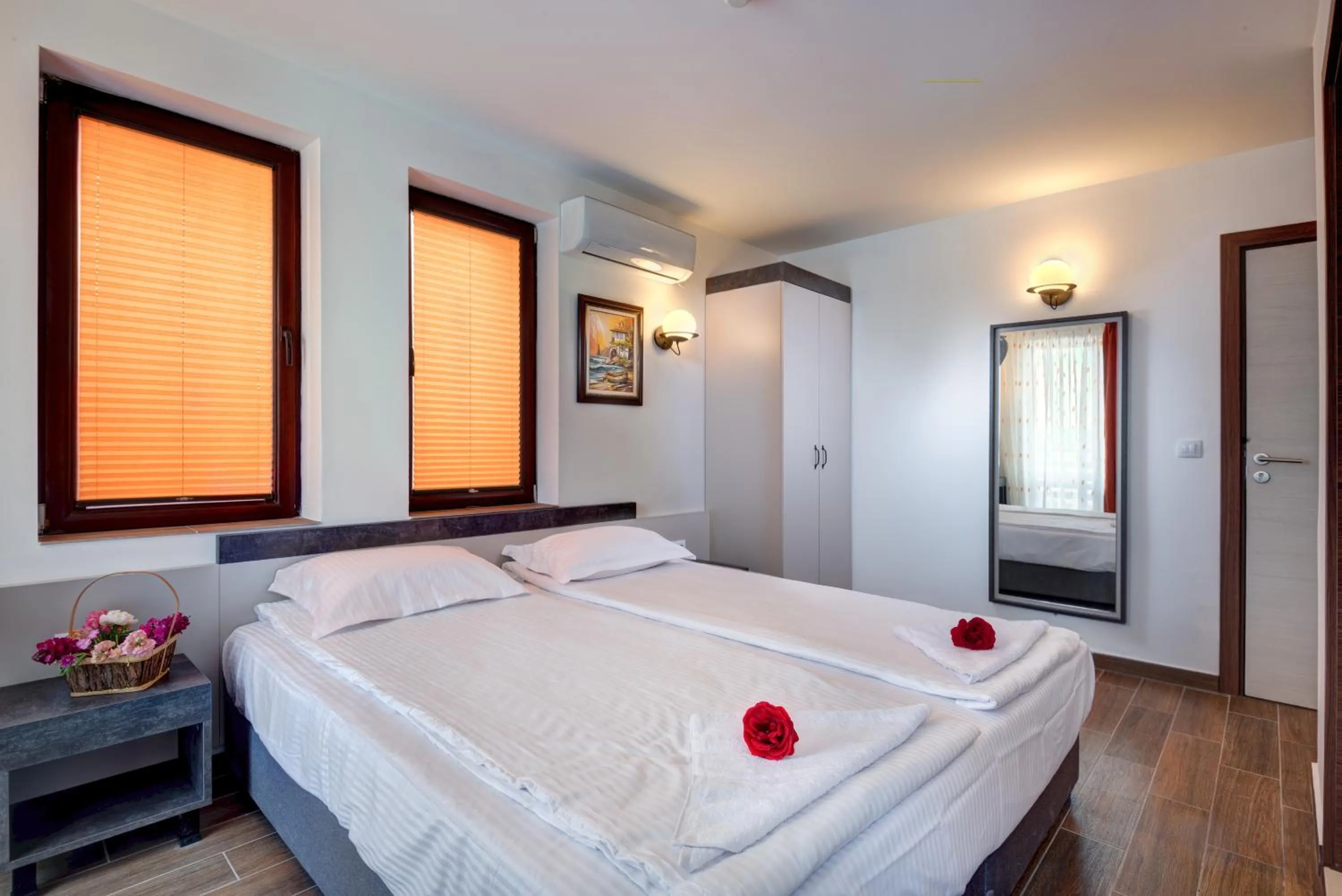 Photo of the whole room, Bed in Panorama Blue Family Hotel and Free parking