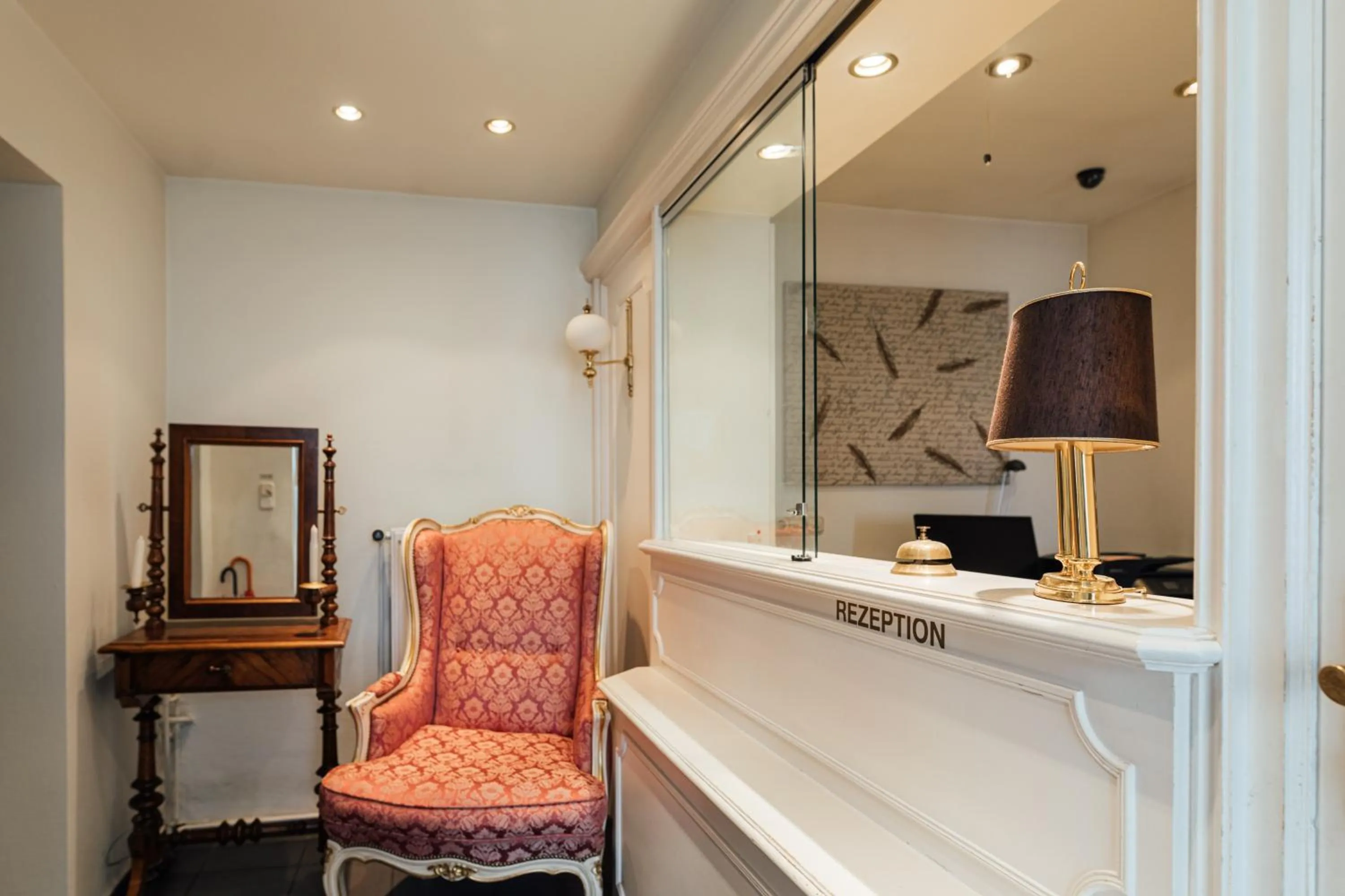 Lobby or reception in Das Kleine Hotel in ruhiger Stadtlage