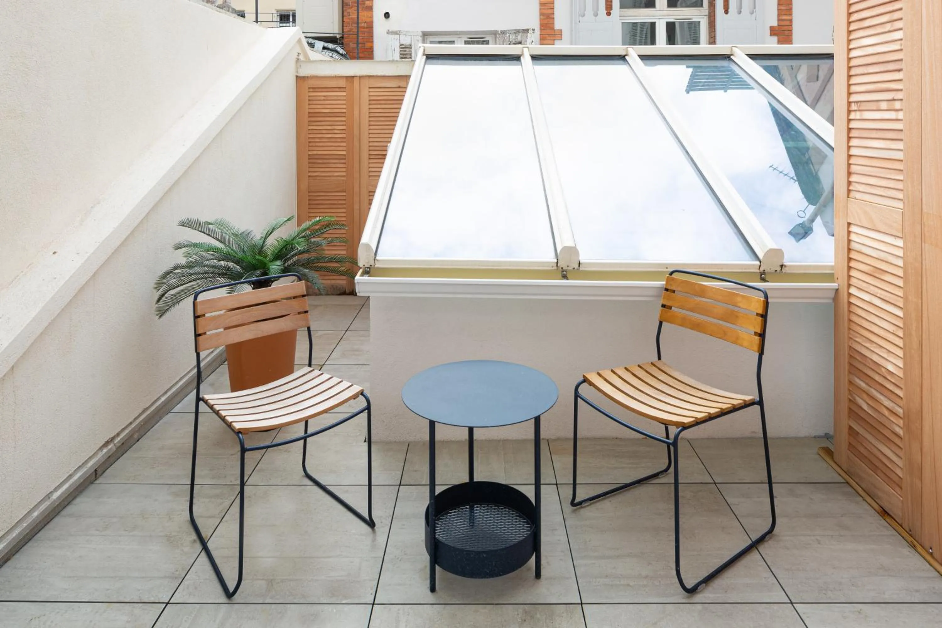 Balcony/Terrace in Appart hôtel Maison Montgrand-Vieux Port