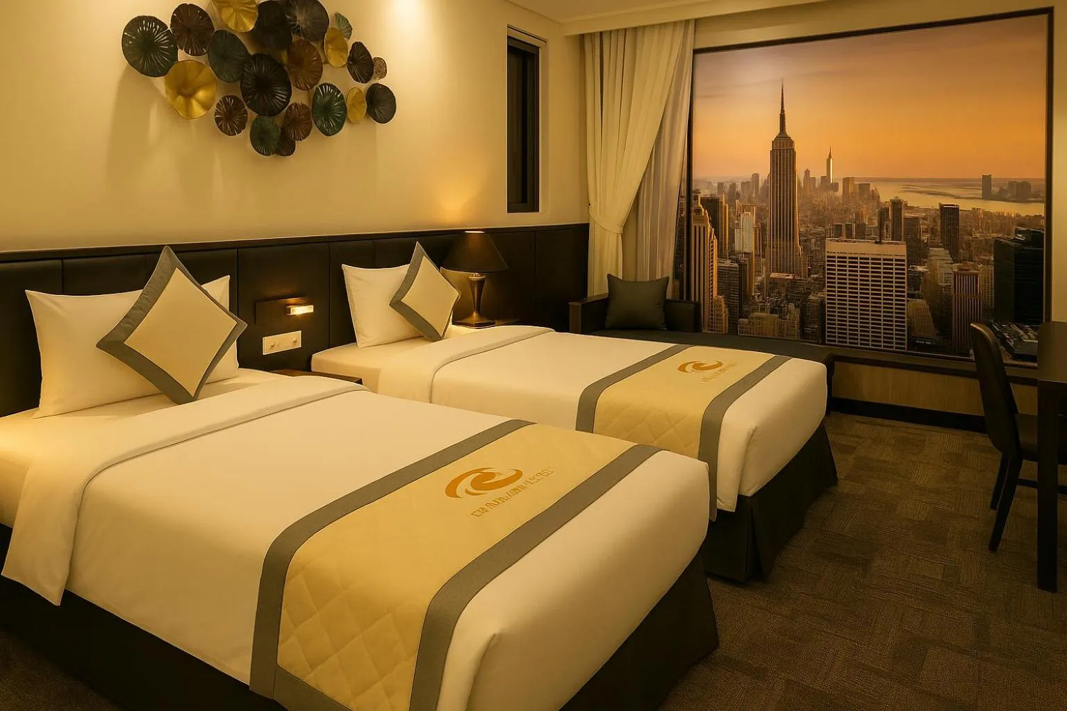 Bed in Tuong Vi Corner Hotel