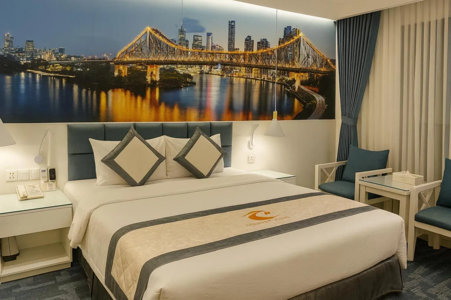 Bed in Tuong Vi Corner Hotel