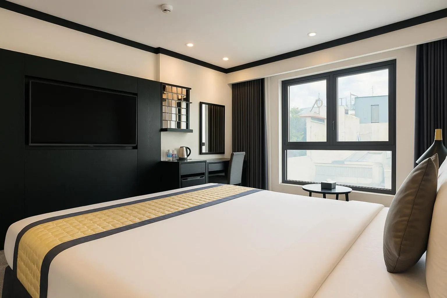 Bed in Tuong Vi Corner Hotel