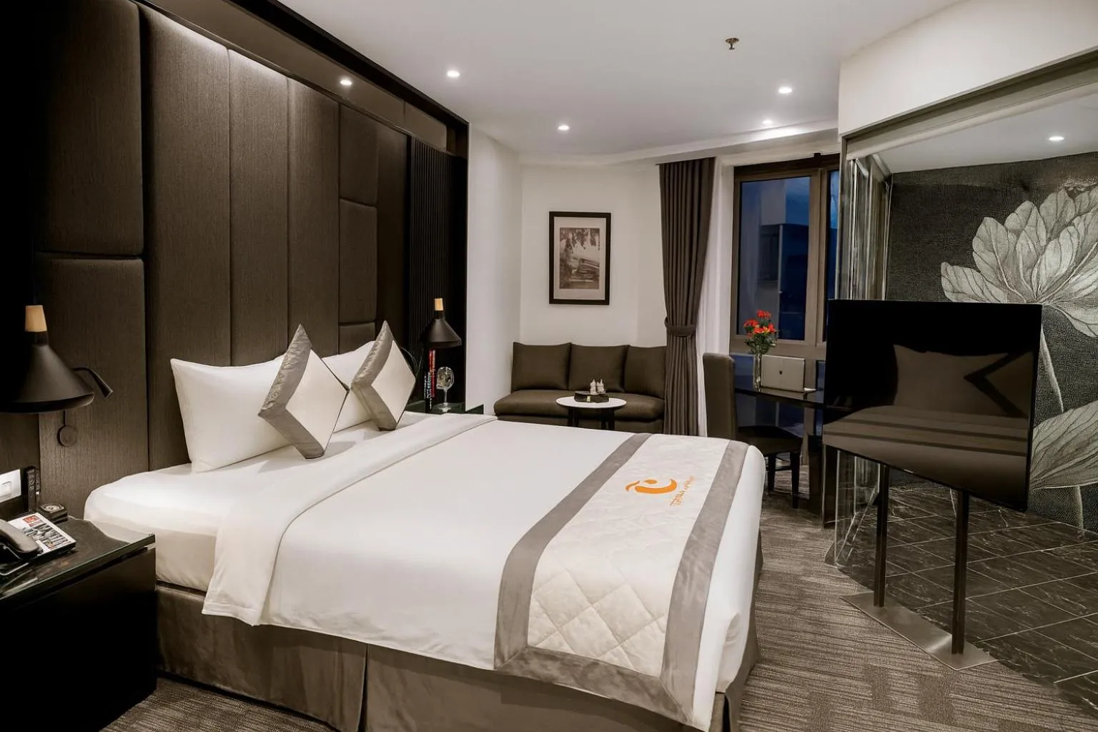 Bed in Tuong Vi Corner Hotel