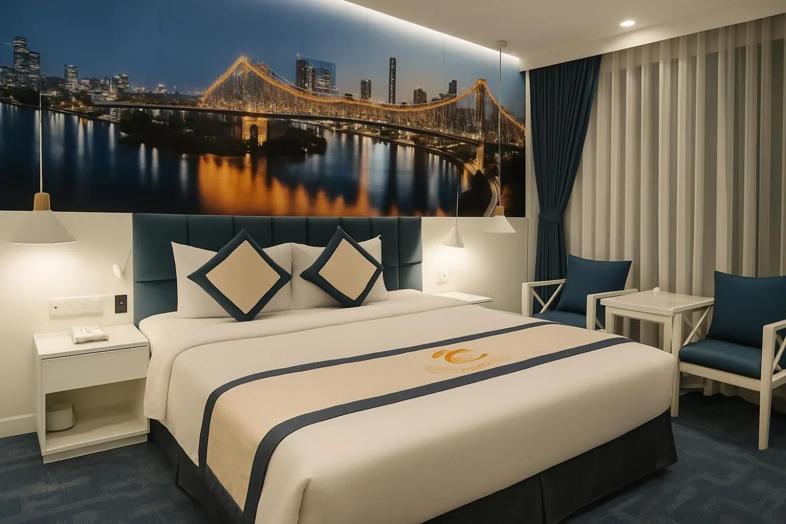 Bed in Tuong Vi Corner Hotel