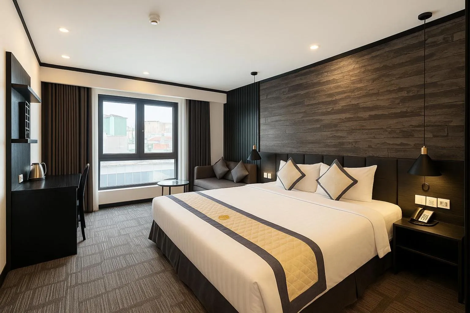 Bed in Tuong Vi Corner Hotel