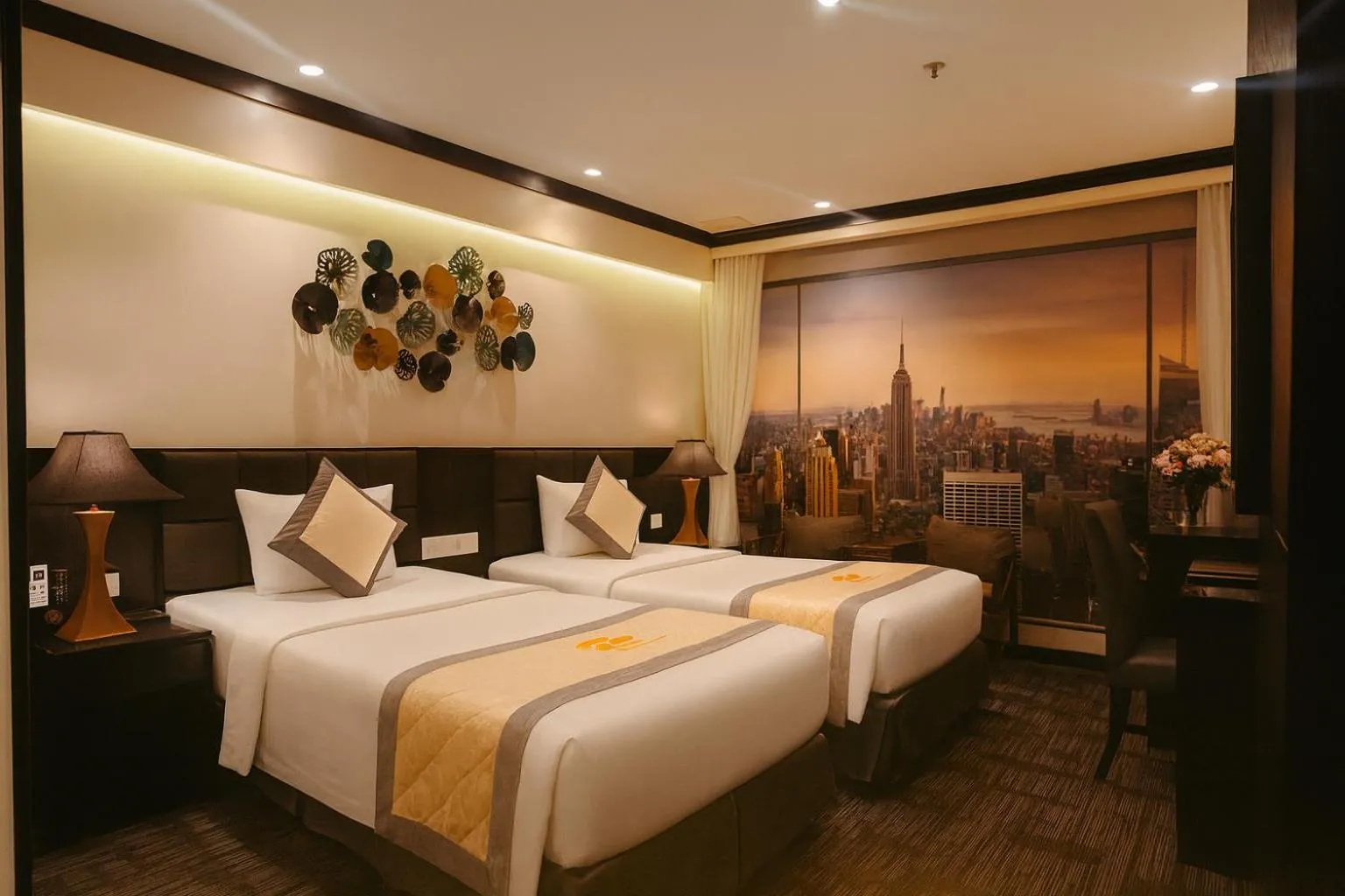 Bed in Tuong Vi Corner Hotel