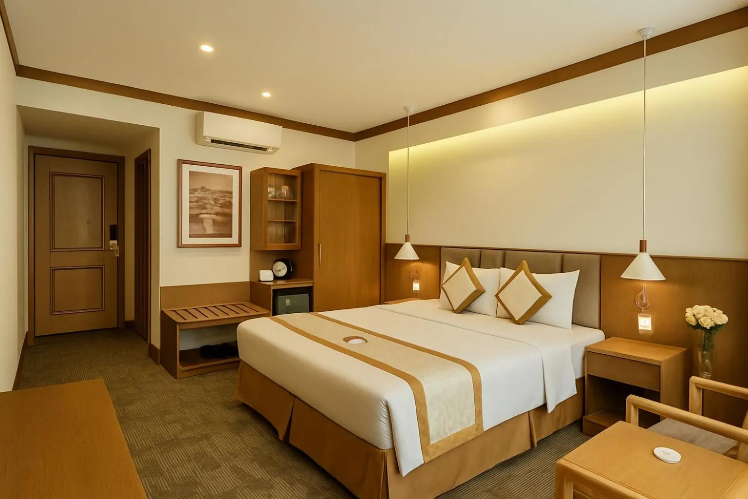 Bed in Tuong Vi Corner Hotel