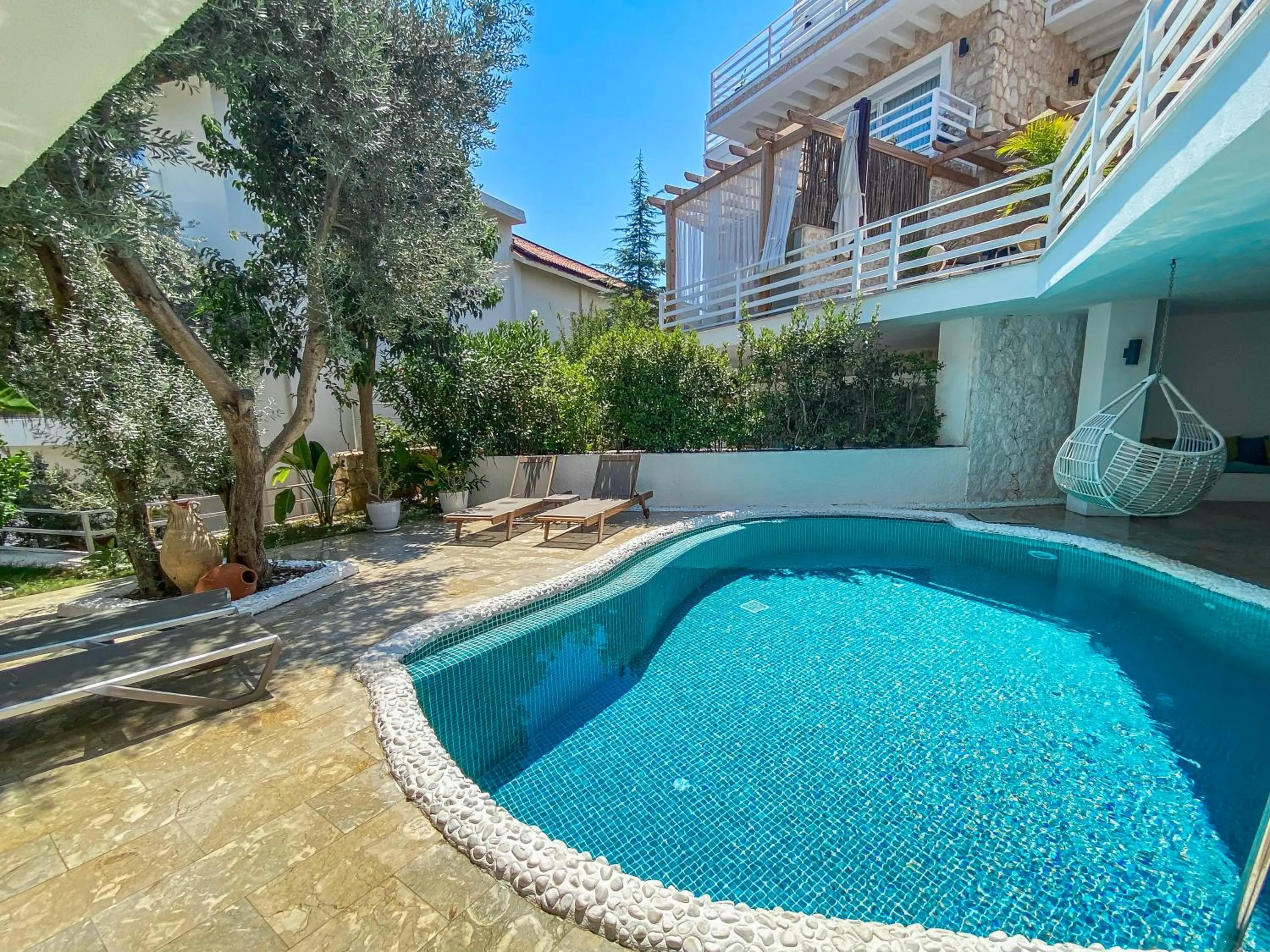 Swimming pool in Kalkan Saray Suites Hotel