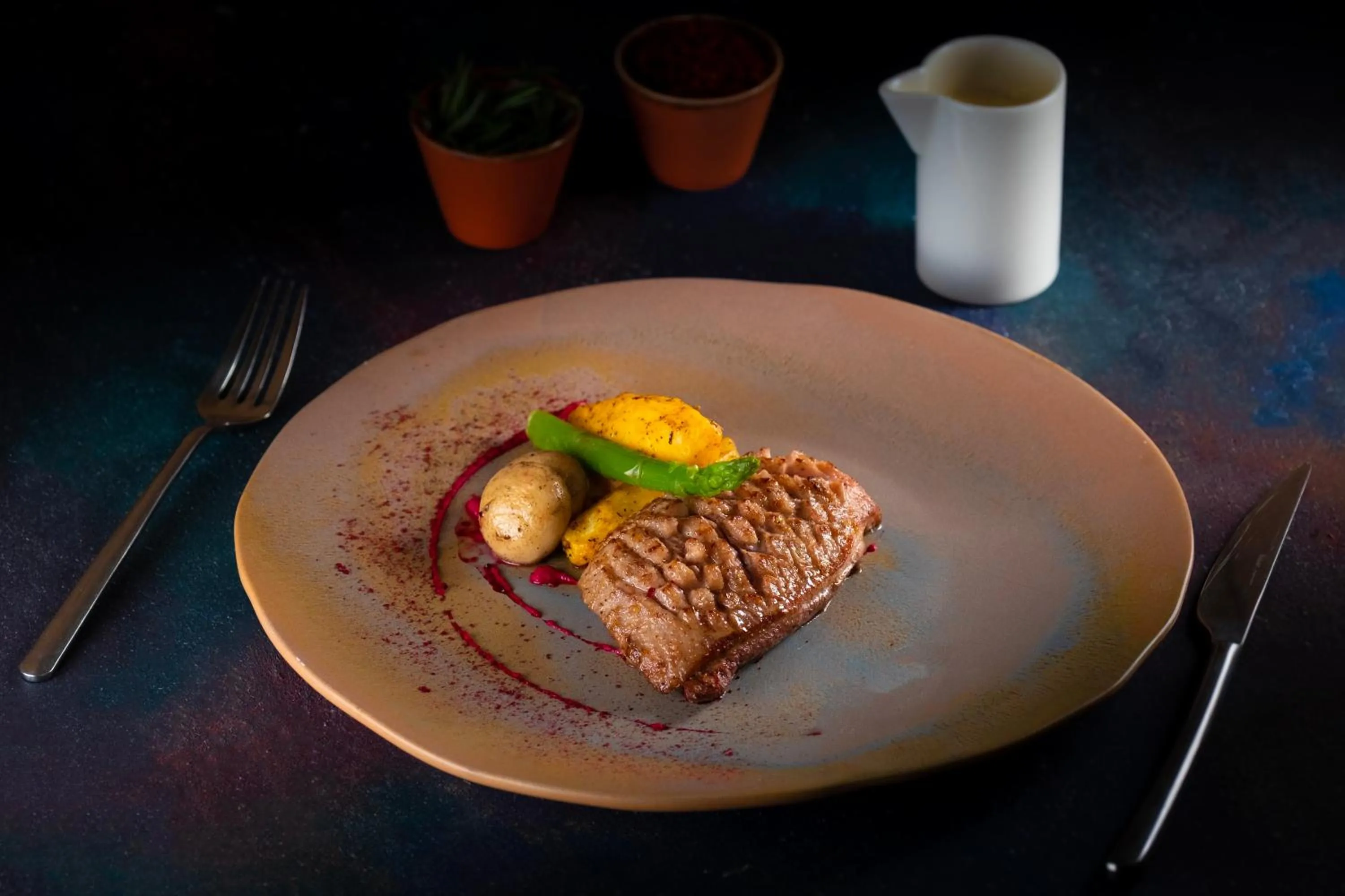 Food in Kalkan Saray Suites Hotel