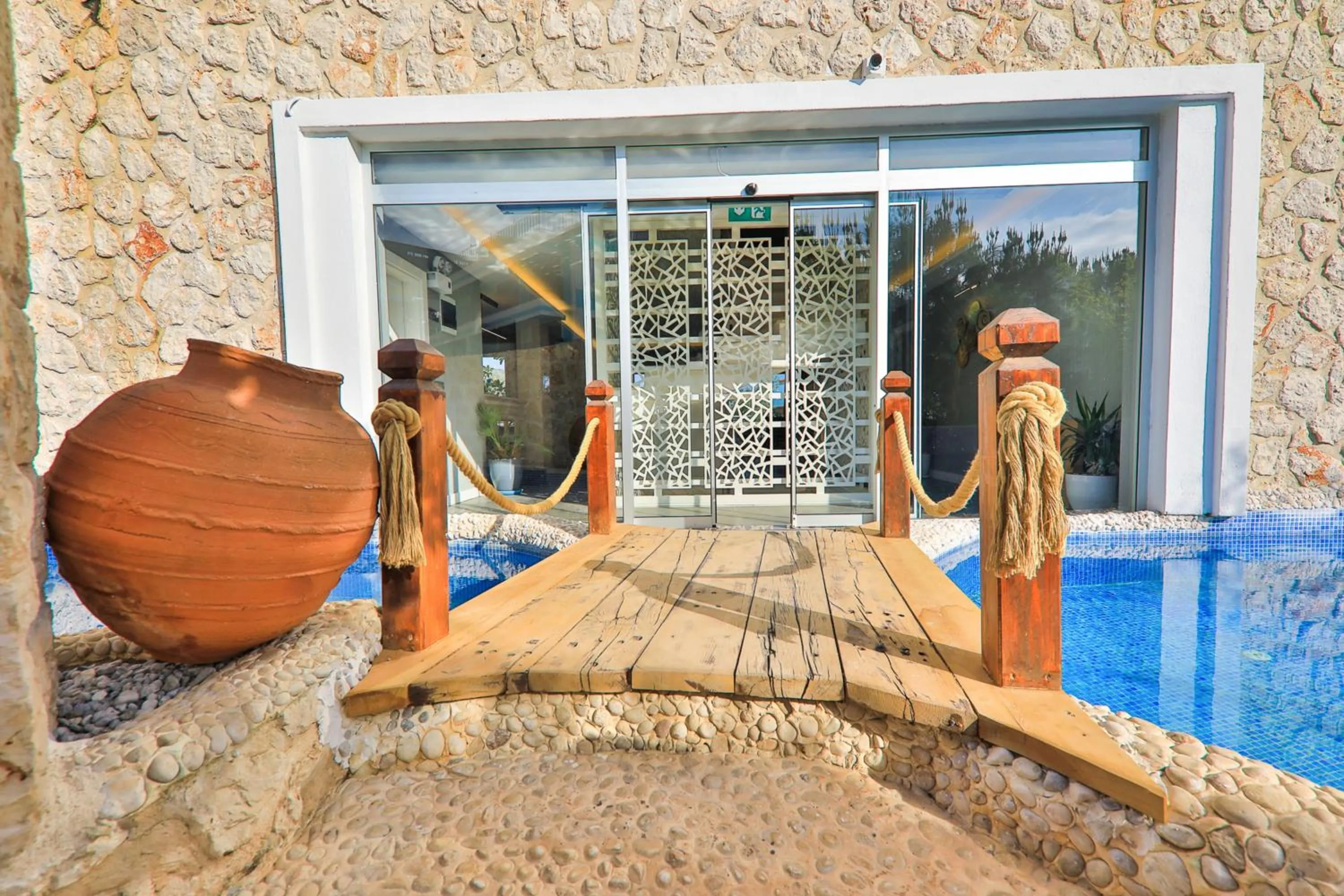Facade/entrance in Kalkan Saray Suites Hotel