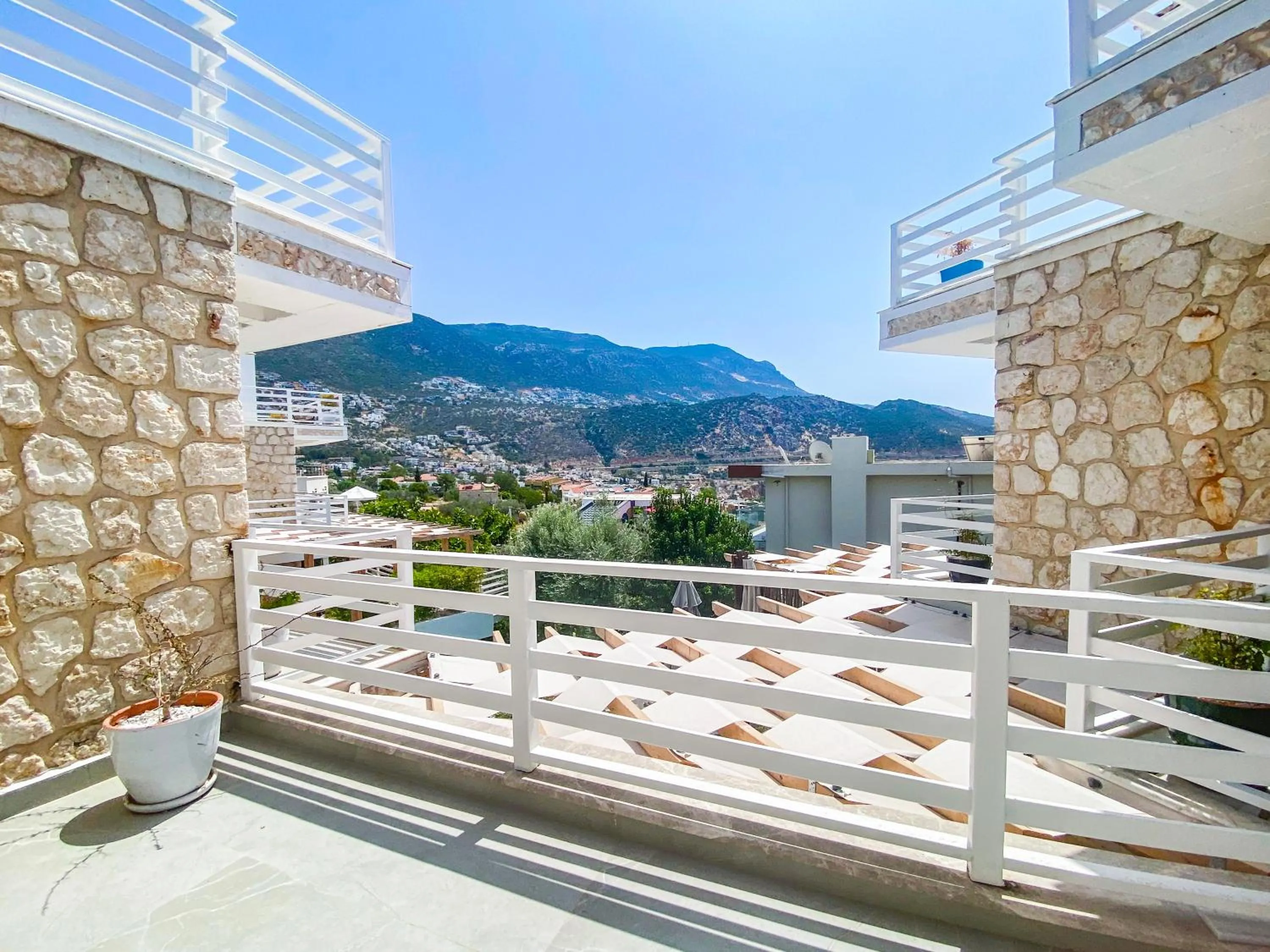 Balcony/Terrace in Kalkan Saray Suites Hotel