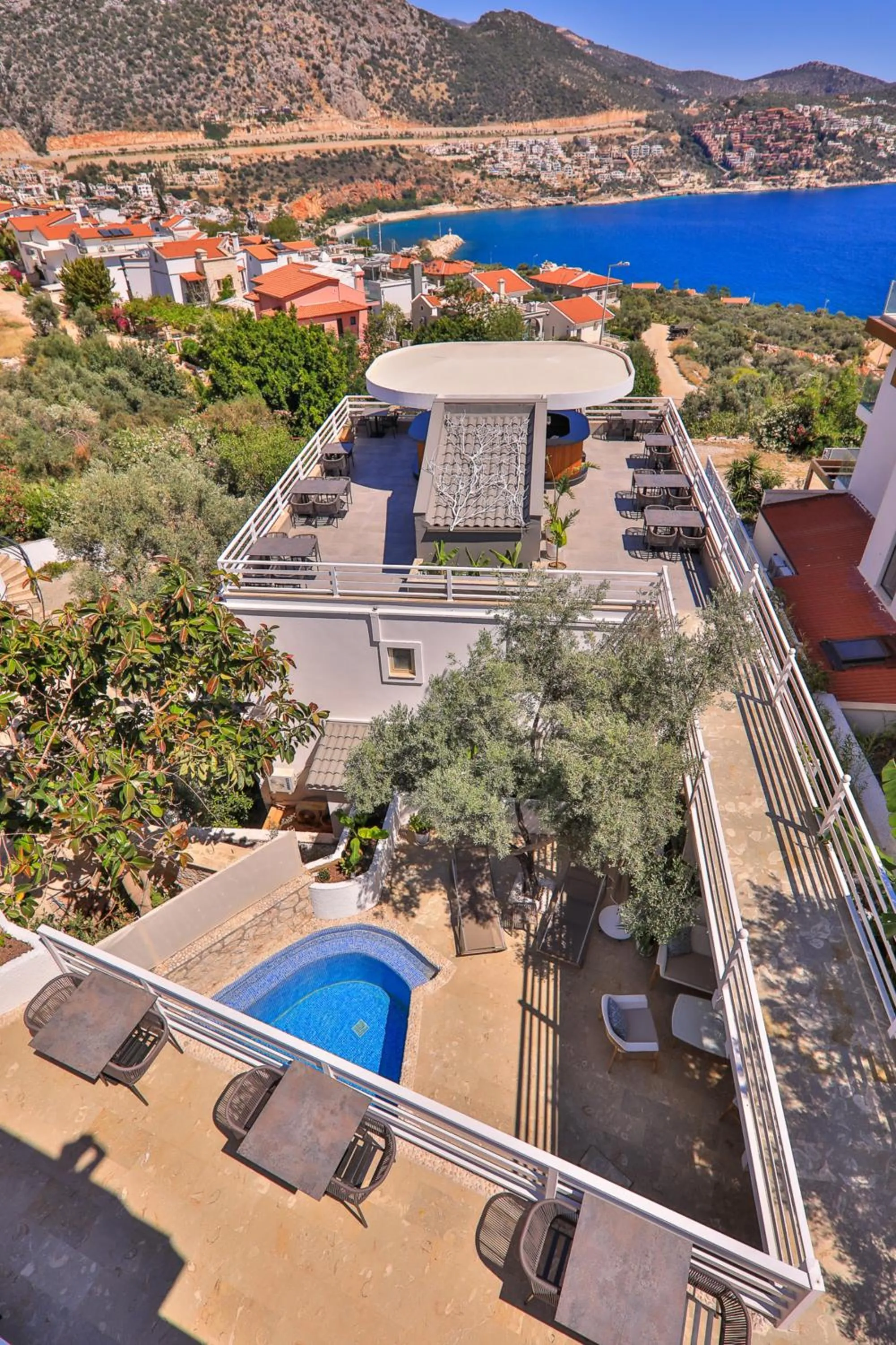 Bird's eye view in Kalkan Saray Suites Hotel