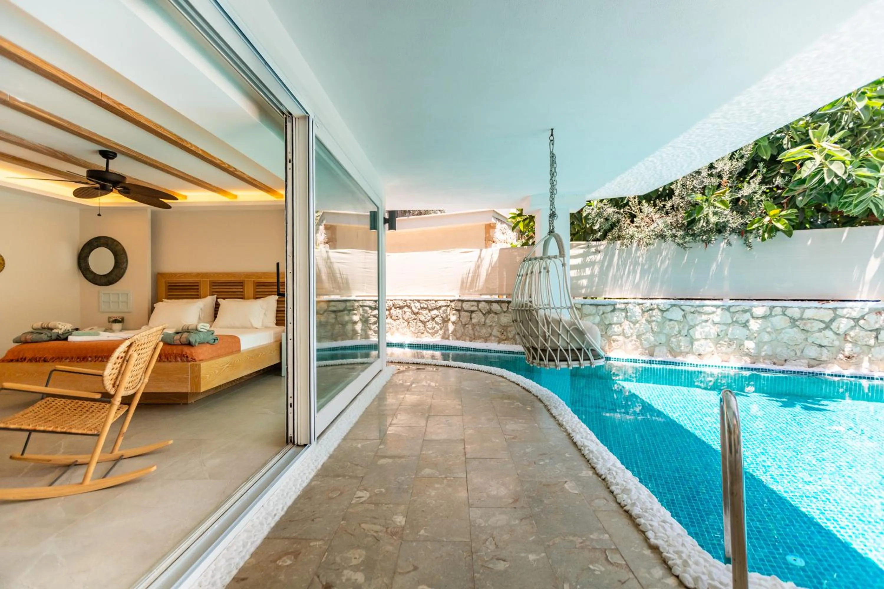 Swimming pool in Kalkan Saray Suites Hotel