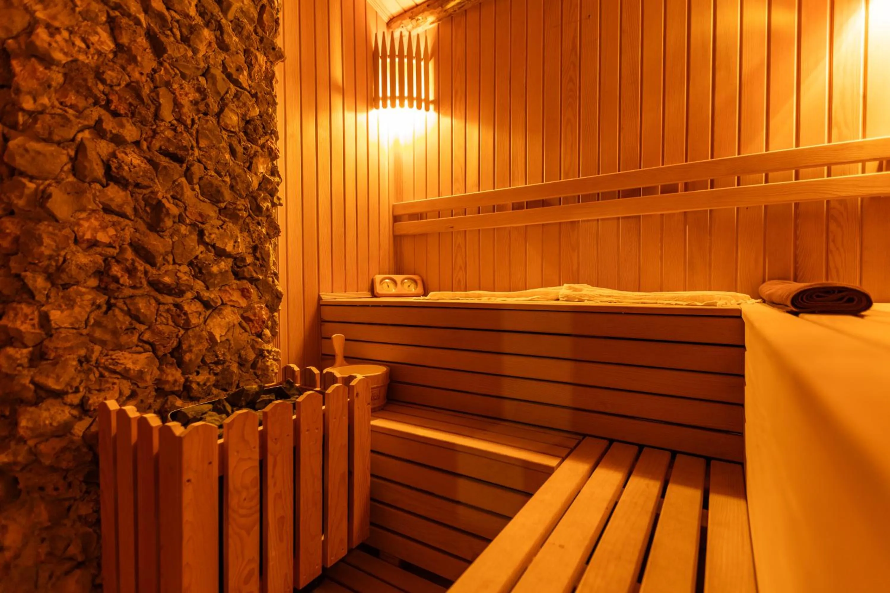 Sauna in Kalkan Saray Suites Hotel