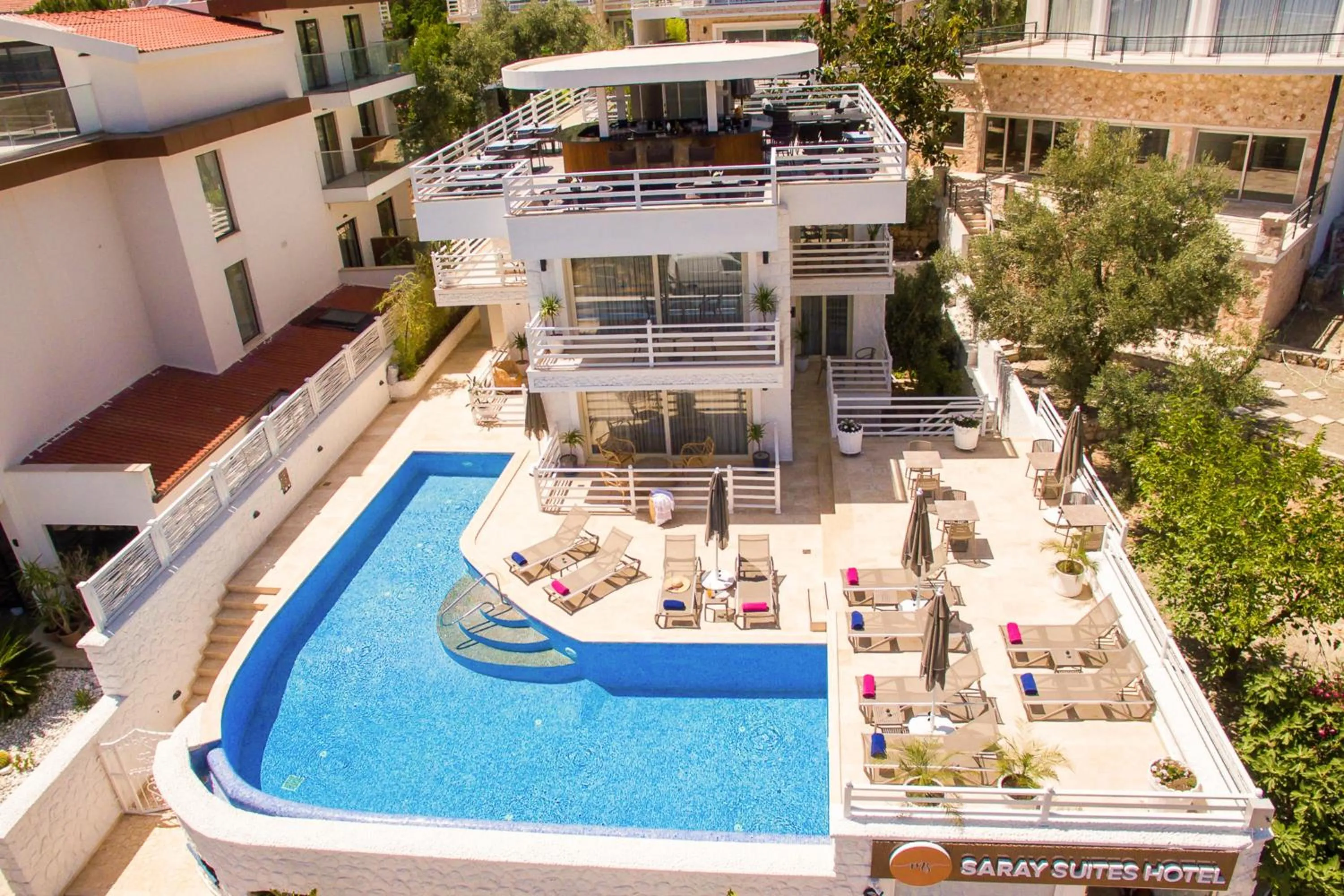Property building in Kalkan Saray Suites Hotel
