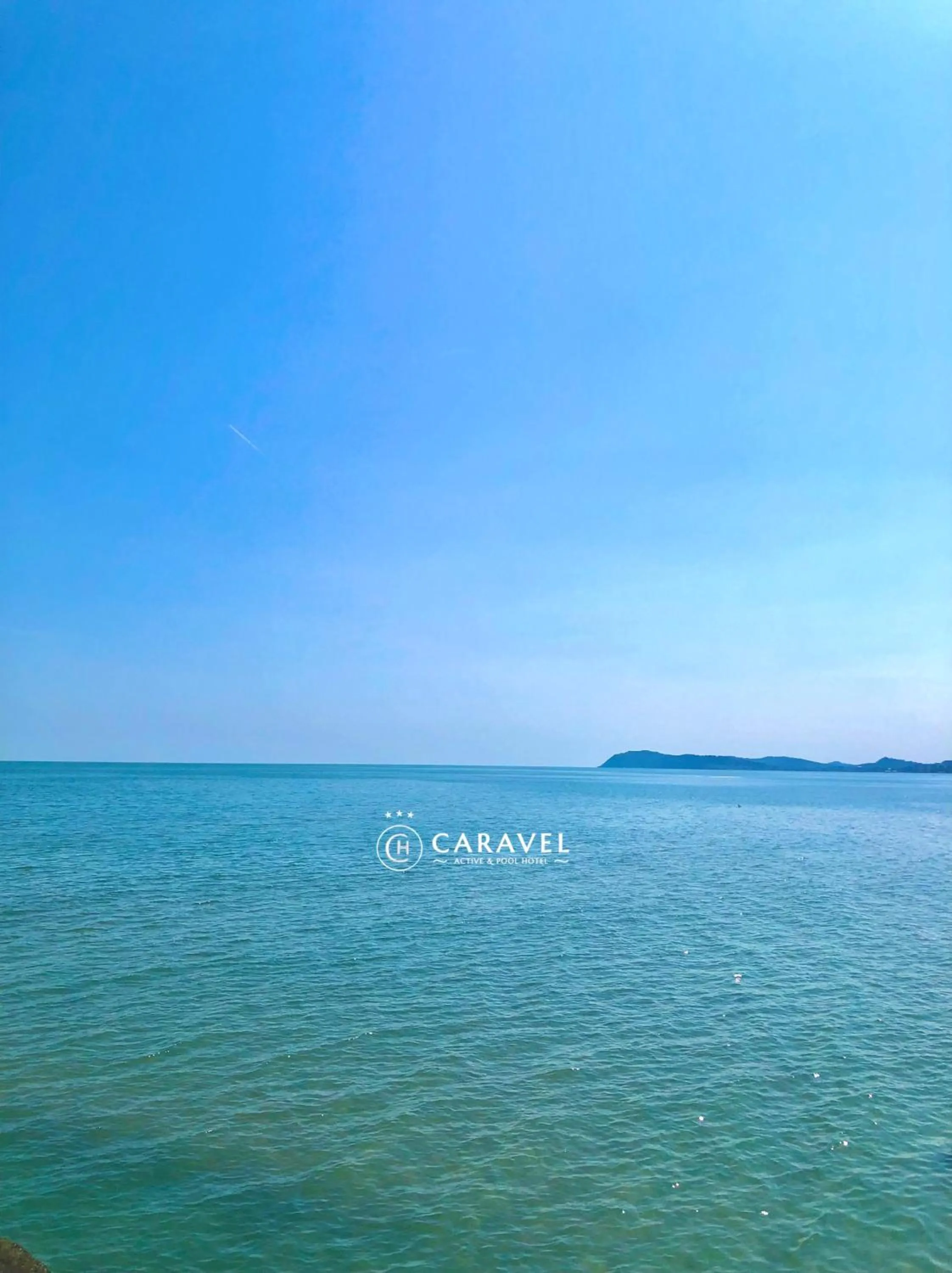 Beach in Hotel Caravel B&B