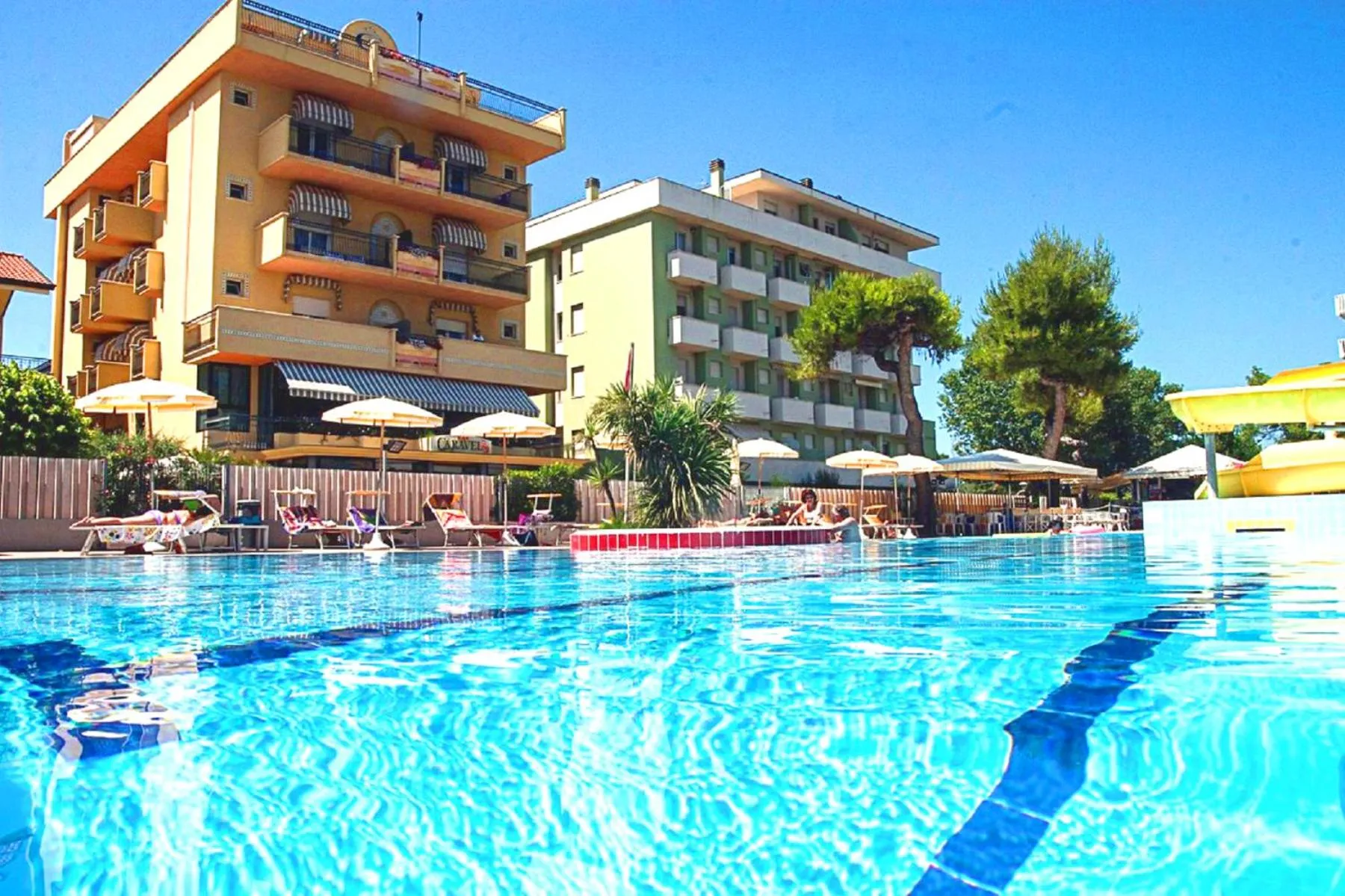 Property building in Hotel Caravel B&B