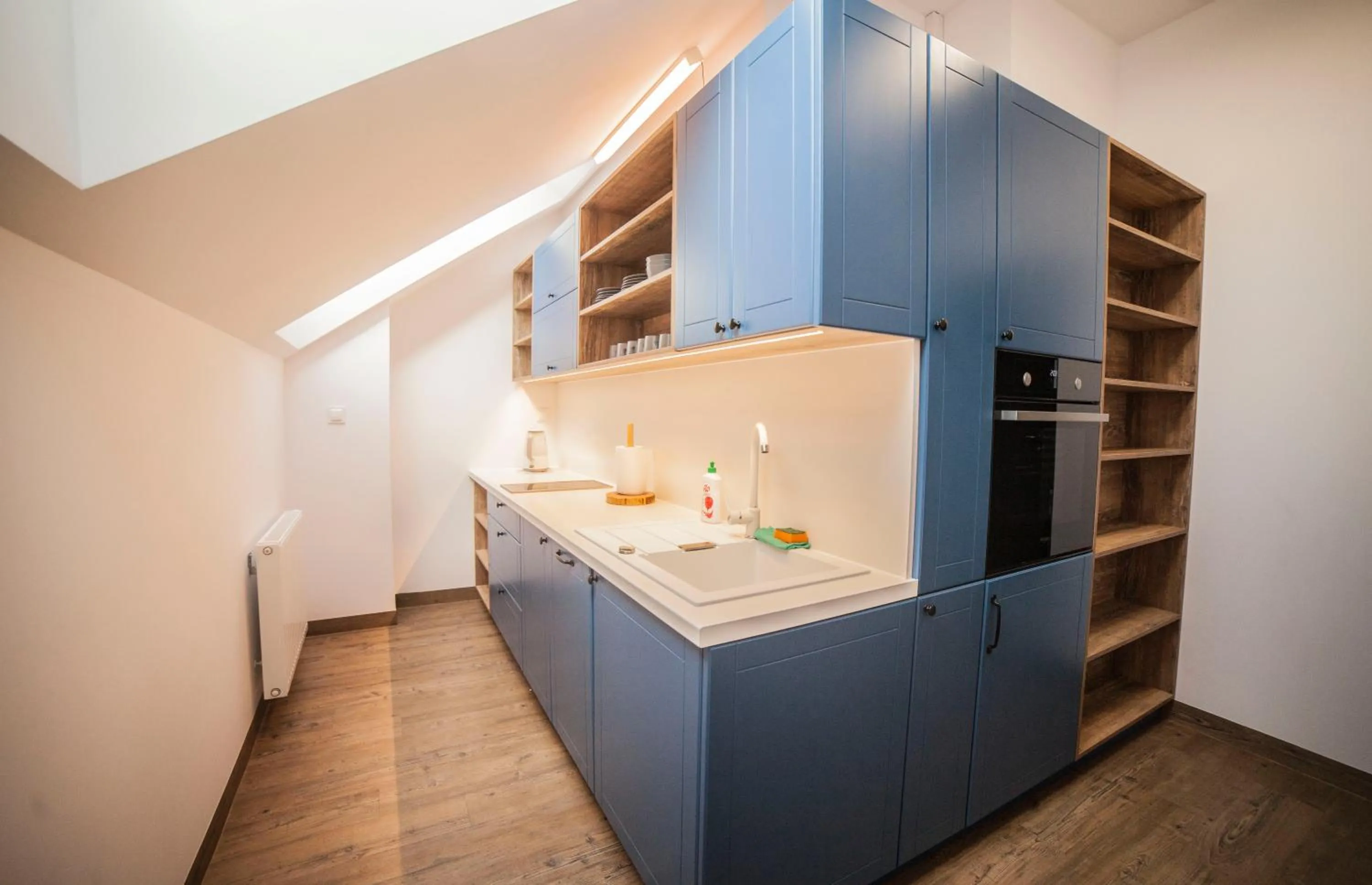 Kitchen or kitchenette in Hostel pod Cisem