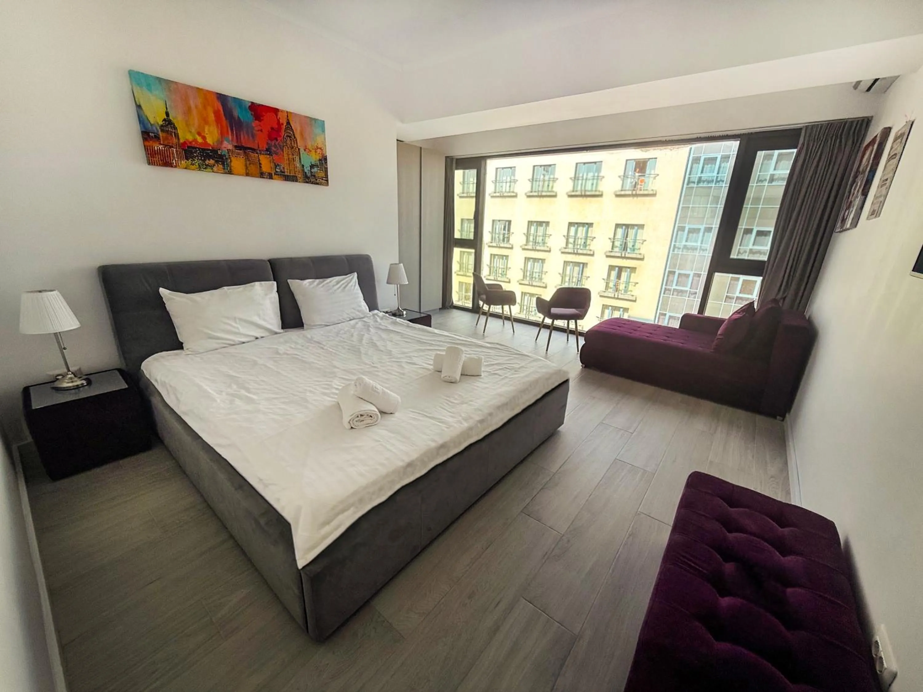 Bed in Maritimo ApartHotel