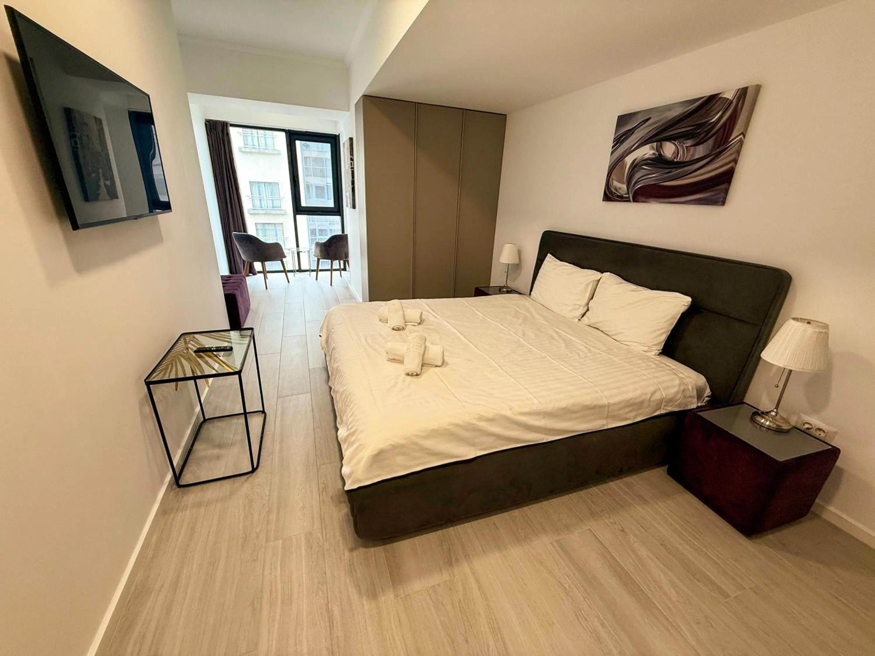 Bed in Maritimo ApartHotel