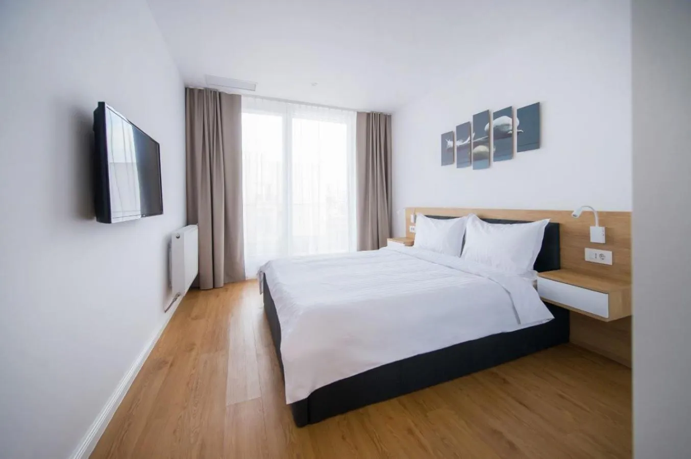 Bed in Afthonia Apartamente Mamaia Nord