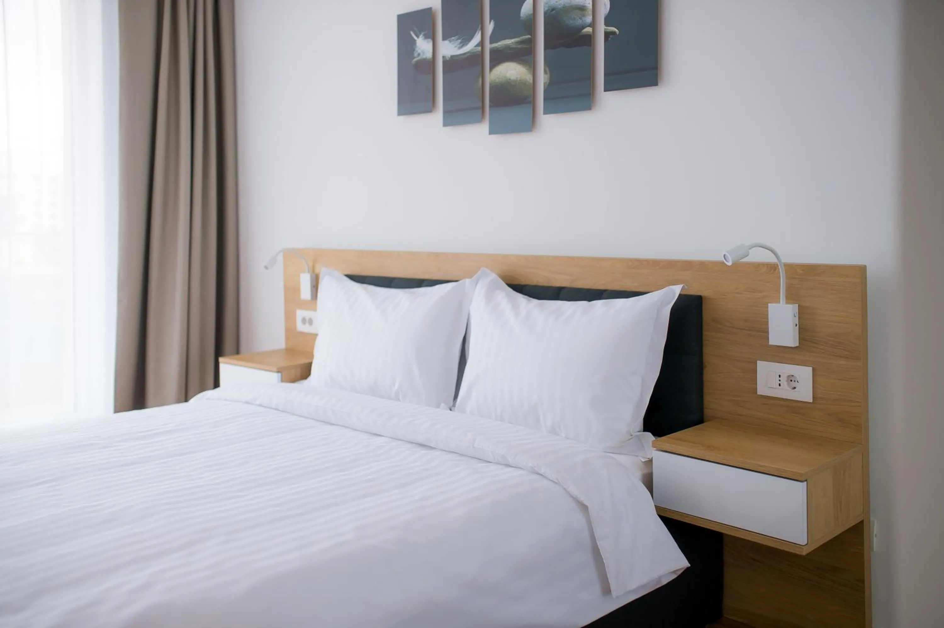 Bed in Afthonia Apartamente Mamaia Nord