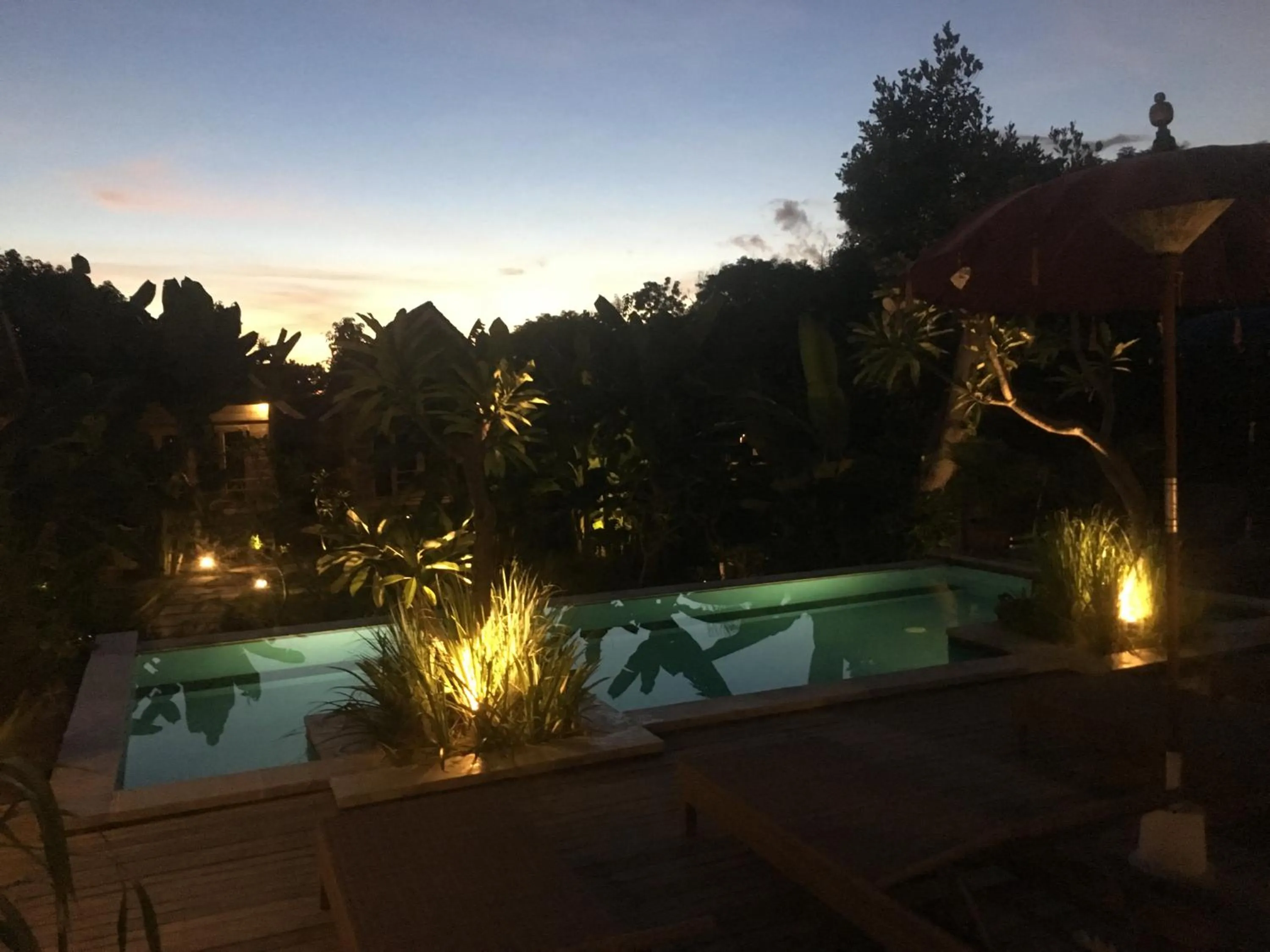 Swimming pool in Le Biu garden View