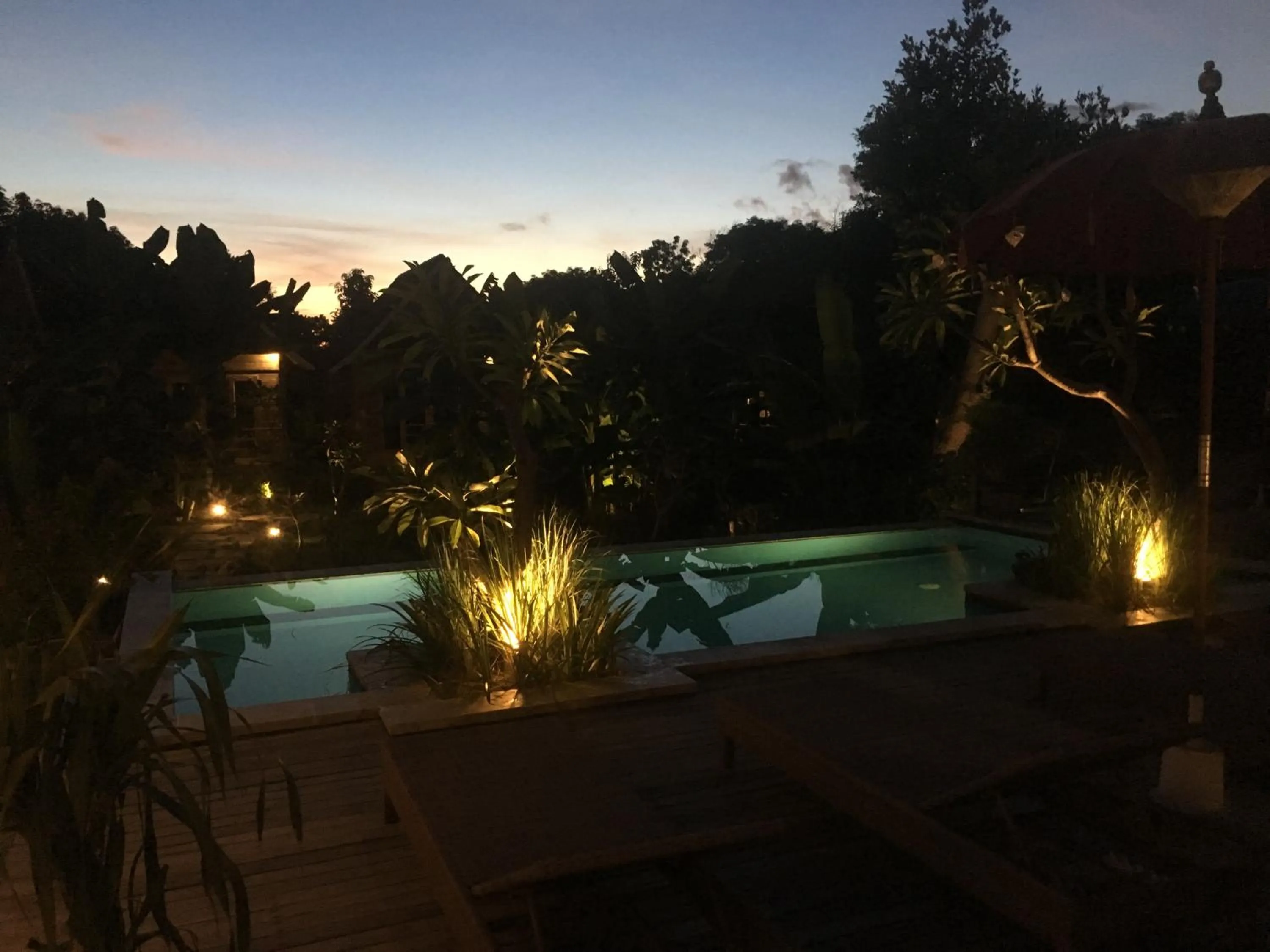 Swimming pool in Le Biu garden View