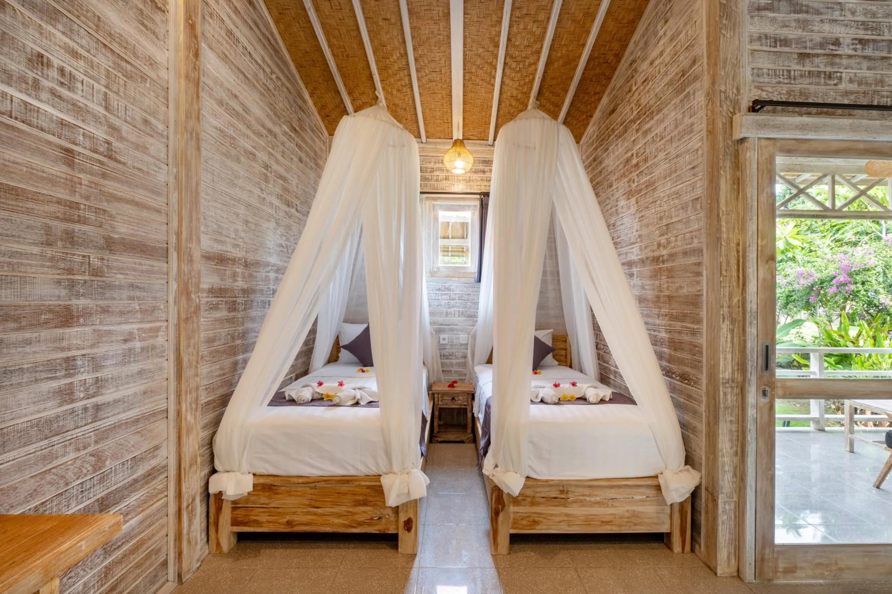 Bedroom, Bed in Le Biu garden View