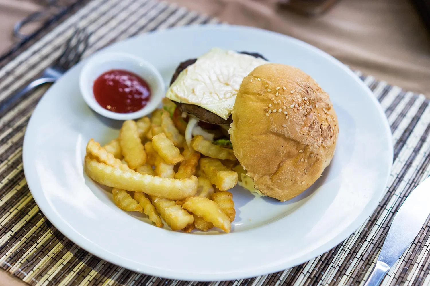 Lunch in Le Biu garden View