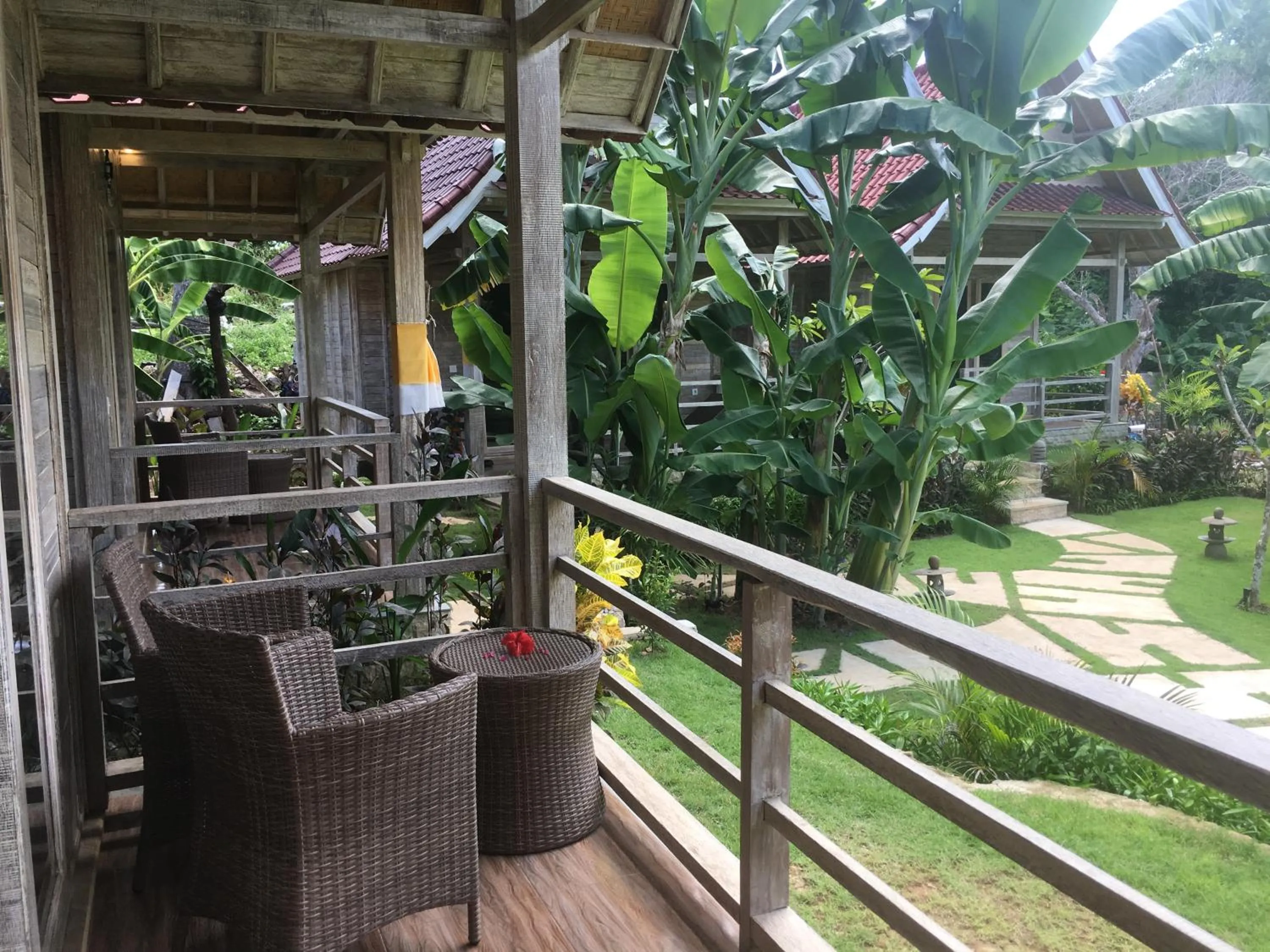 Balcony/Terrace in Le Biu garden View