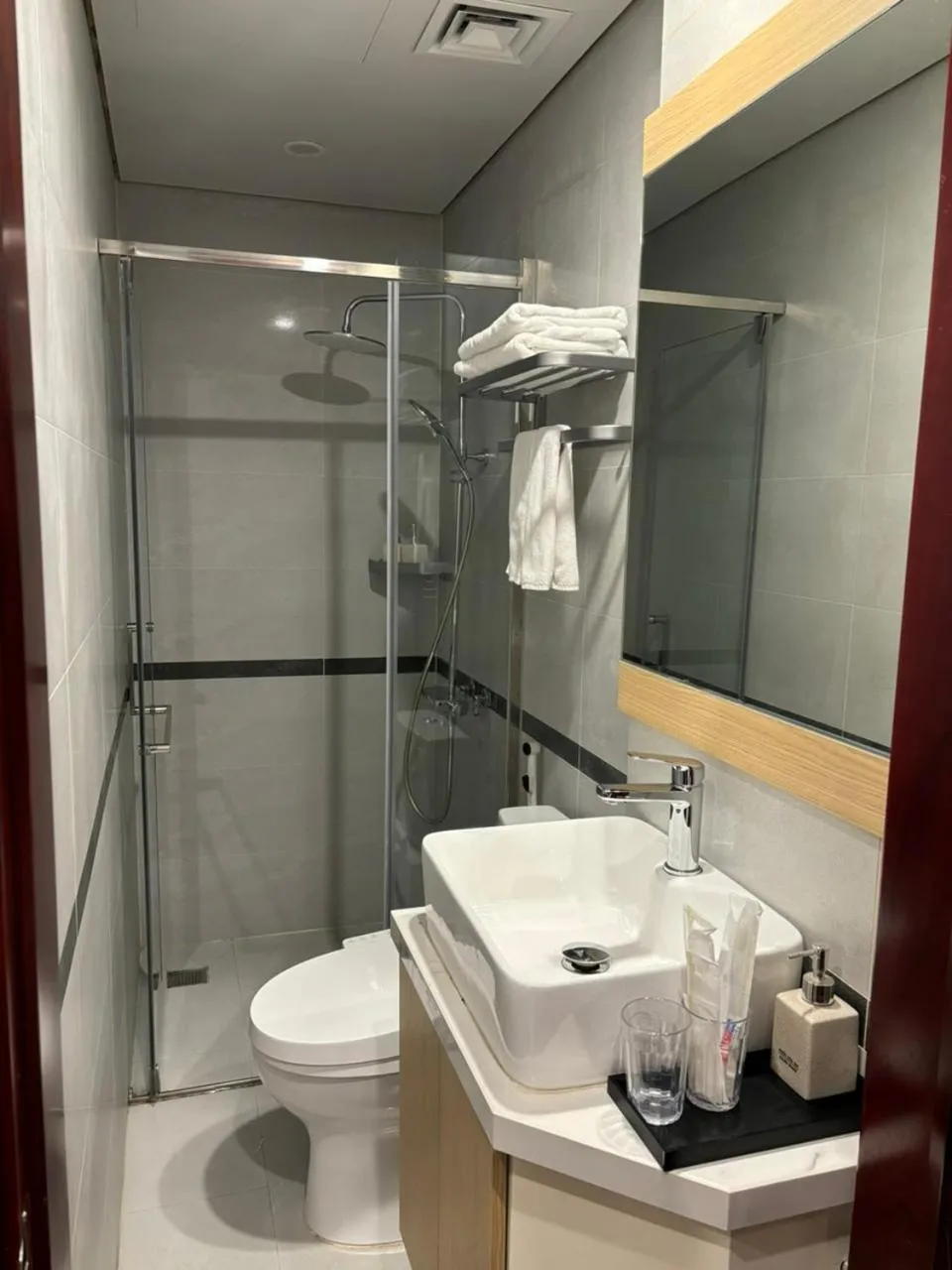 Shower in Lee Apartment & Hotel
