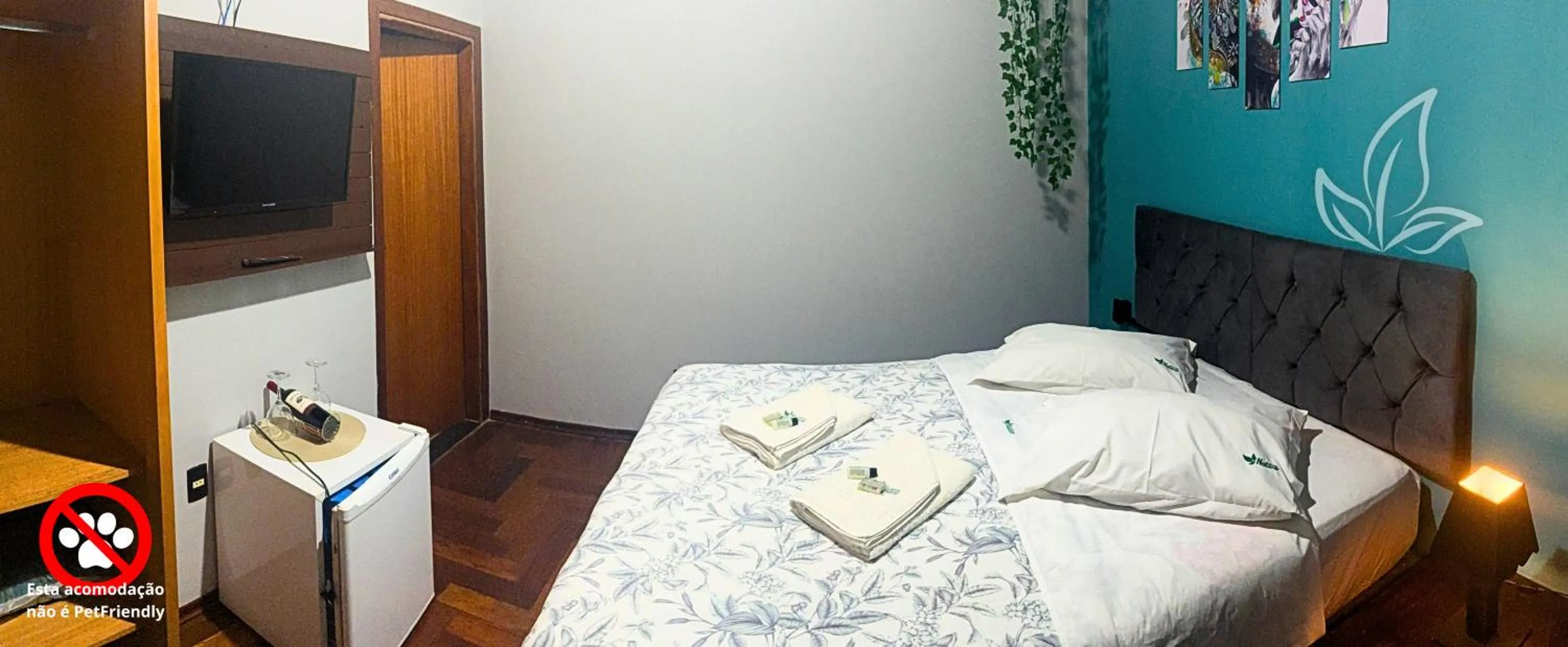 Bed in POUSADA NATIVA