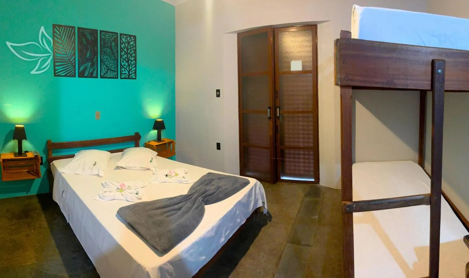 Bed in POUSADA NATIVA