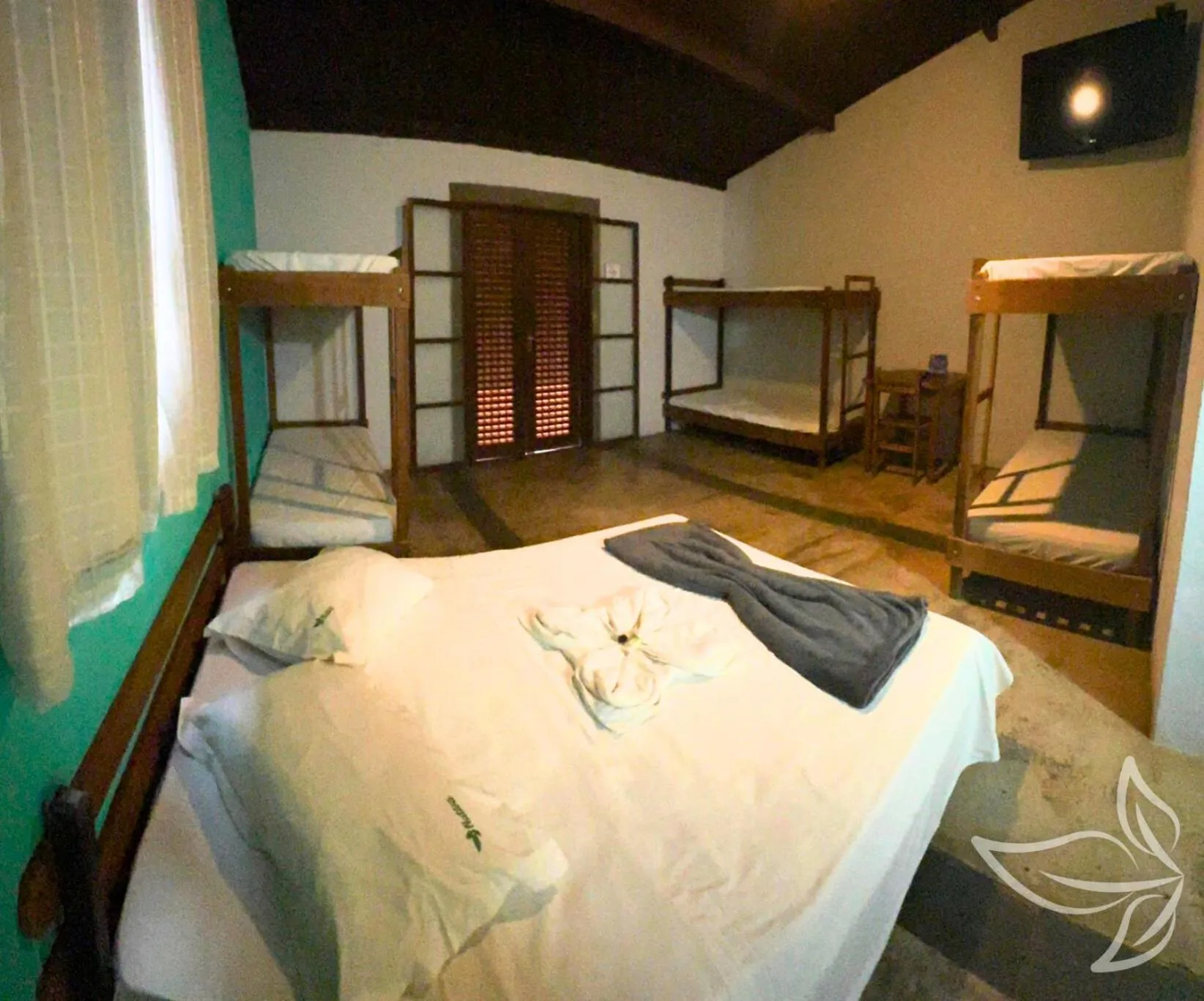 Bed in POUSADA NATIVA