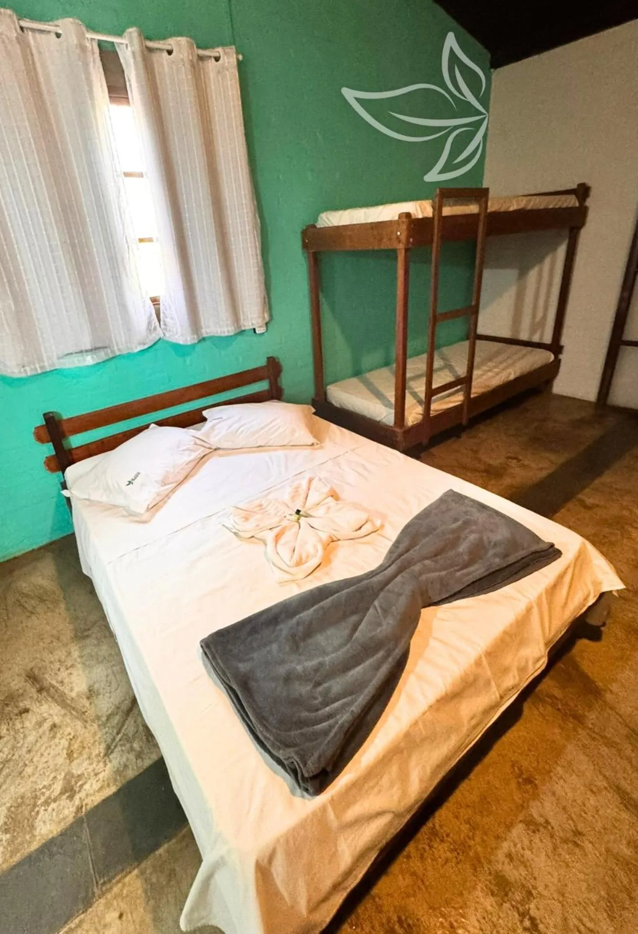 Bed in POUSADA NATIVA